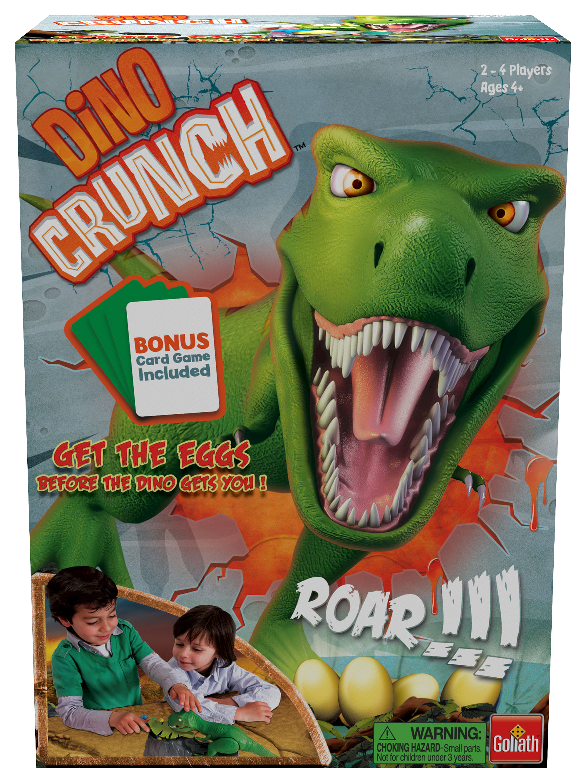 Goliath Games Dino Crunch Game with Shark Bite War Card Game