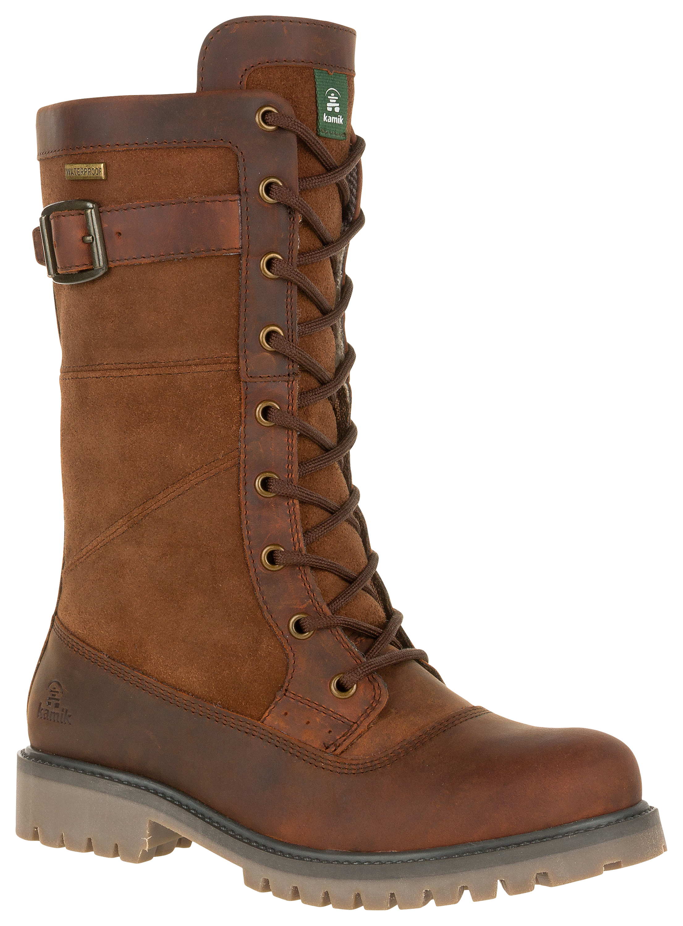 Image of Kamik Rogue 10 Waterproof Insulated Winter Boots for Ladies - Cognac - 9M