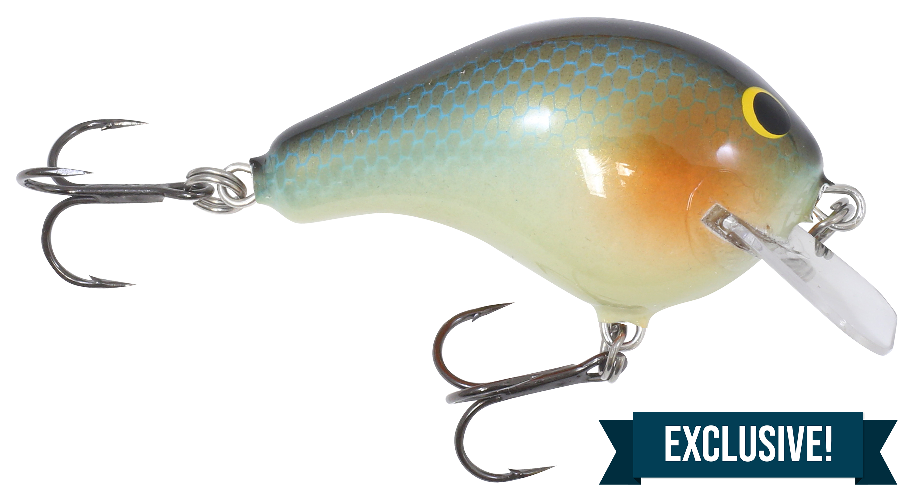 Bagley Balsa B1 Squarebill Crankbait - 2 - Injured Shad