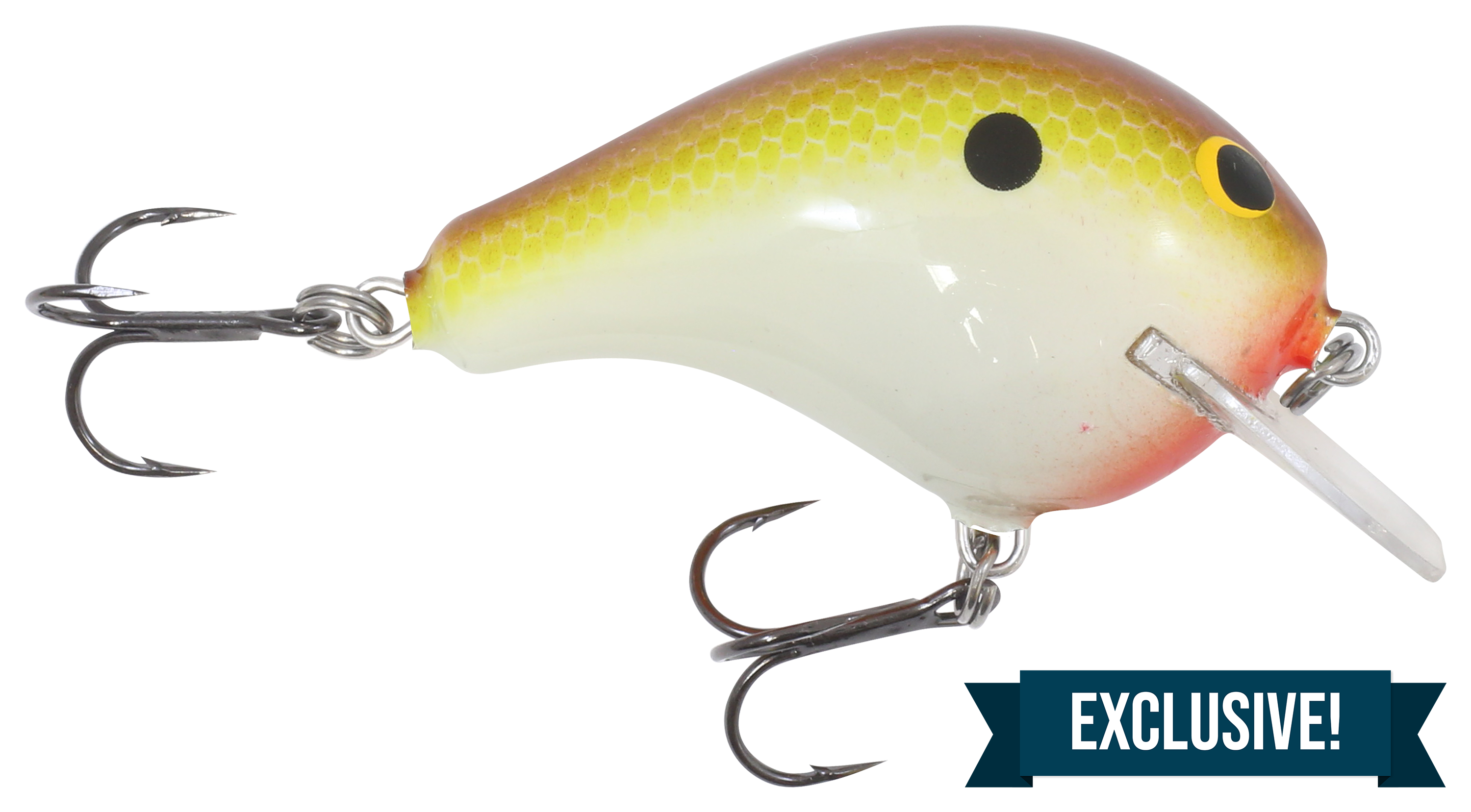 Bagley Balsa B1 Squarebill Crankbait - 2 - Faded Schoolbus