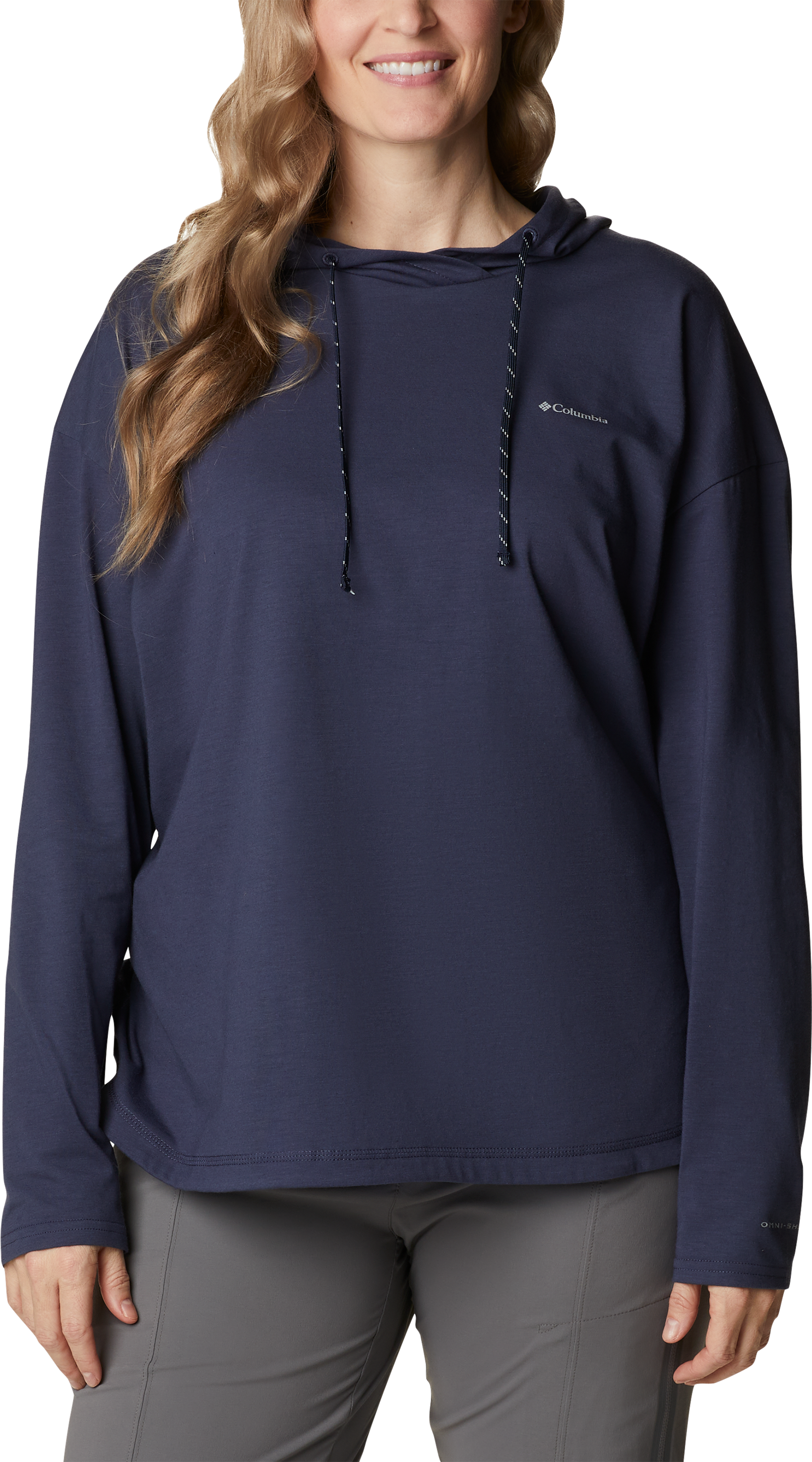COLUMBIA Sun Trek Hooded Long-Sleeve Pullover for Ladies