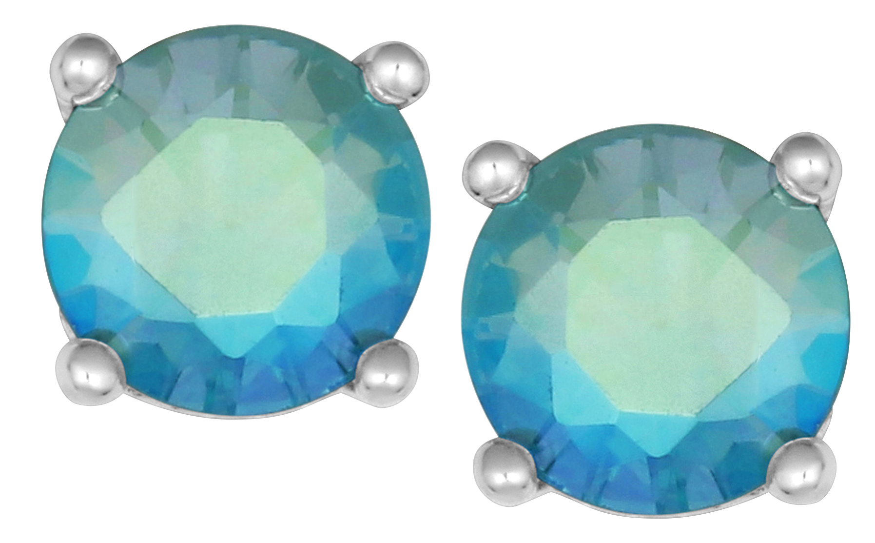 Image of Montana Silversmiths Luminescent Blue Post Earrings