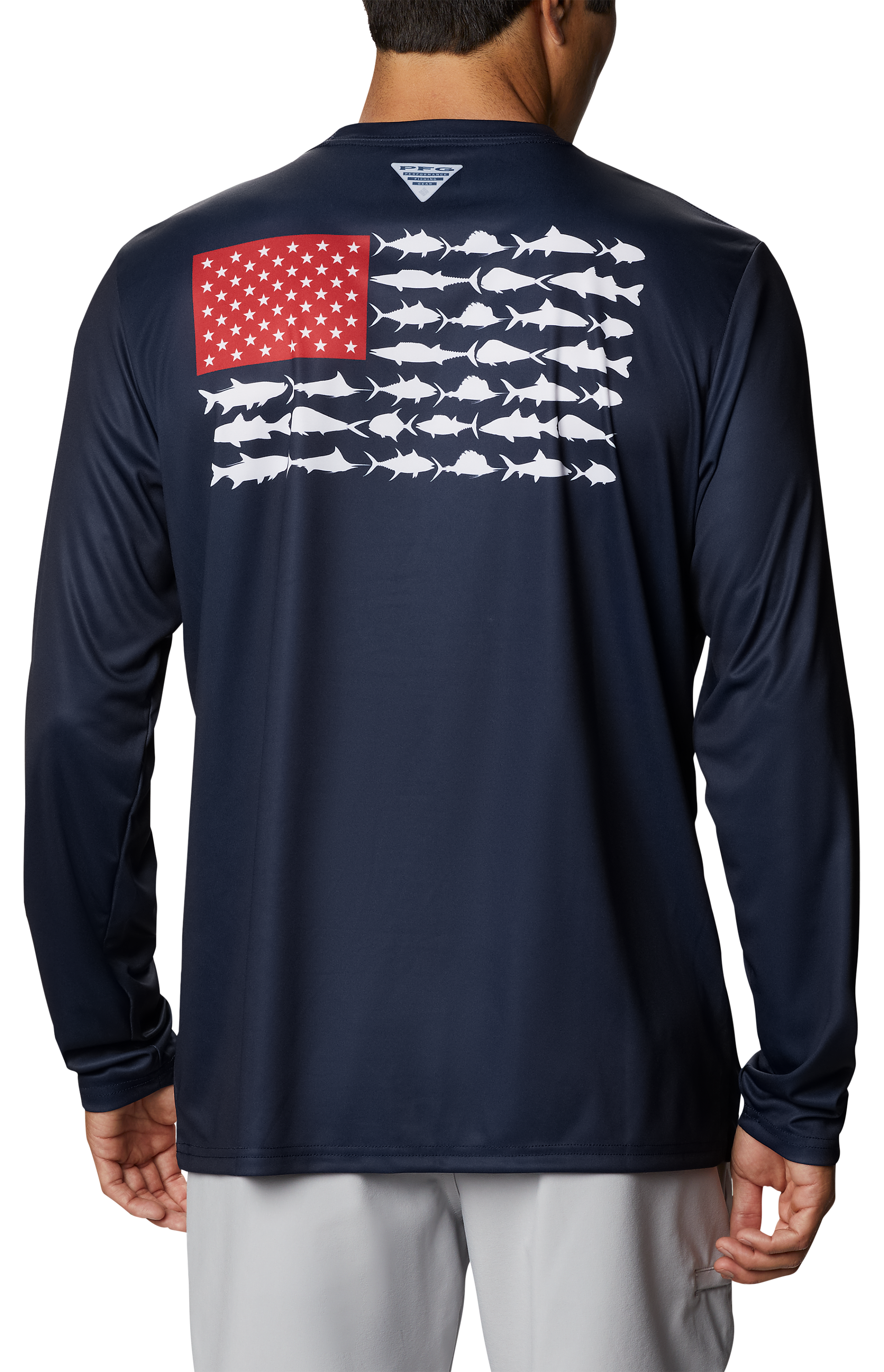 Columbia Terminal Tackle PFG Fish Flag Long-Sleeve Shirt for Men - Collegia