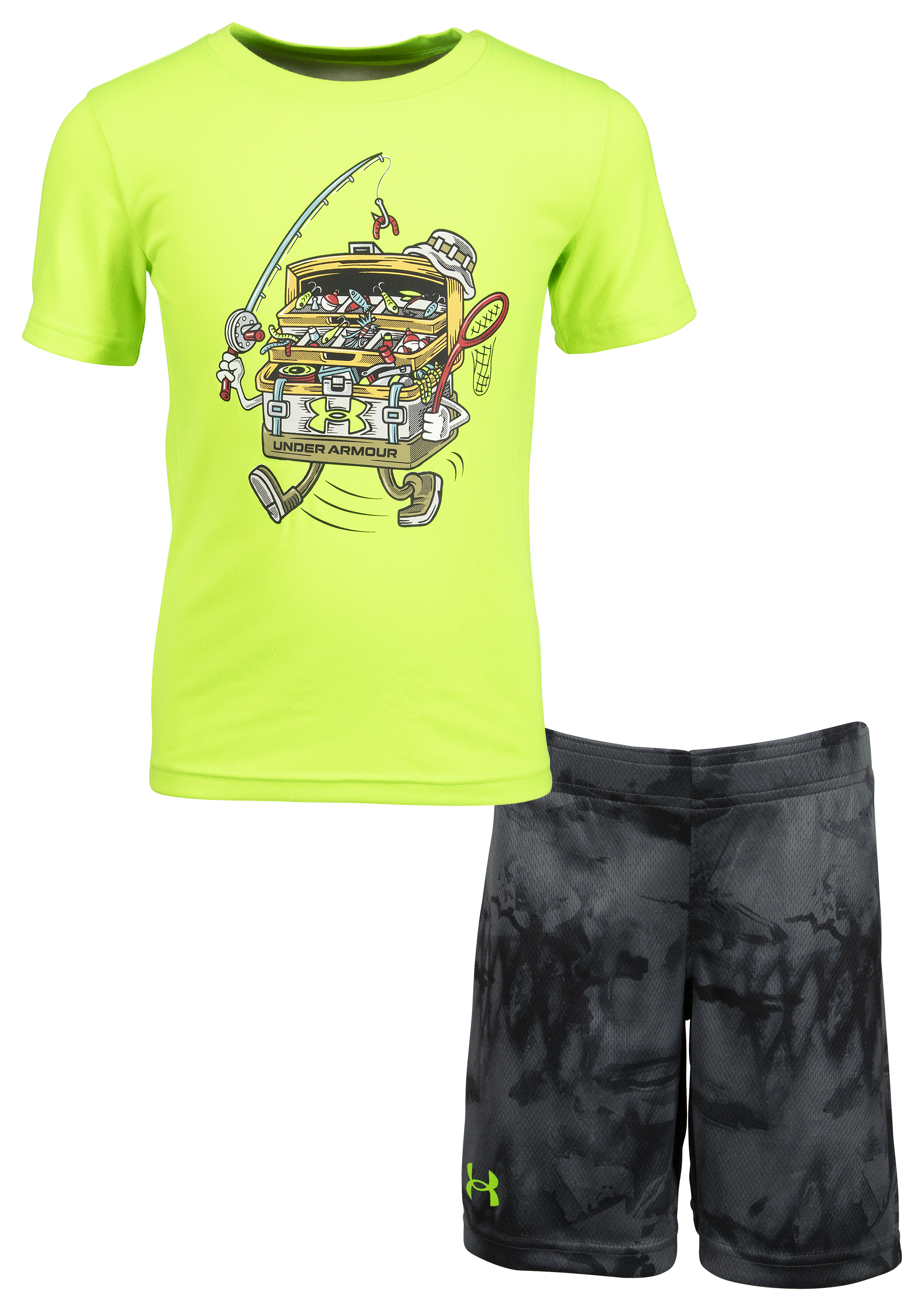 Under Armour Tackle Box Short-Sleeve T-Shirt and Shorts Set for Babies - Hy