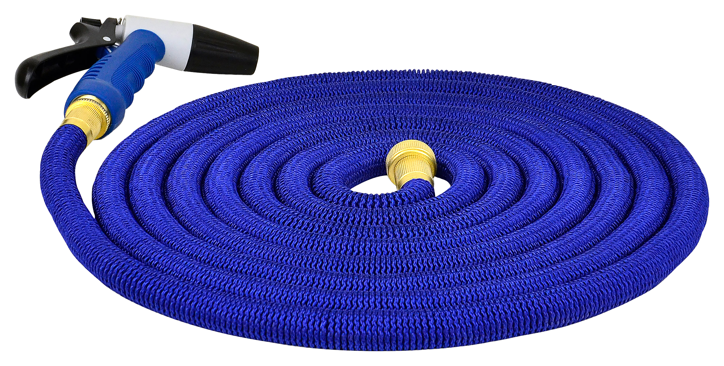 HoseCoil Expandable Hose Kit with Nozzle and Storage Bag - 50