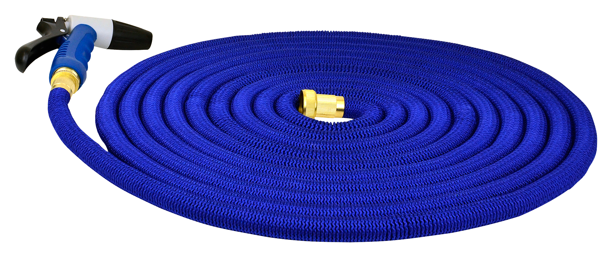 HoseCoil Expandable Hose Kit with Nozzle and Storage Bag - 75