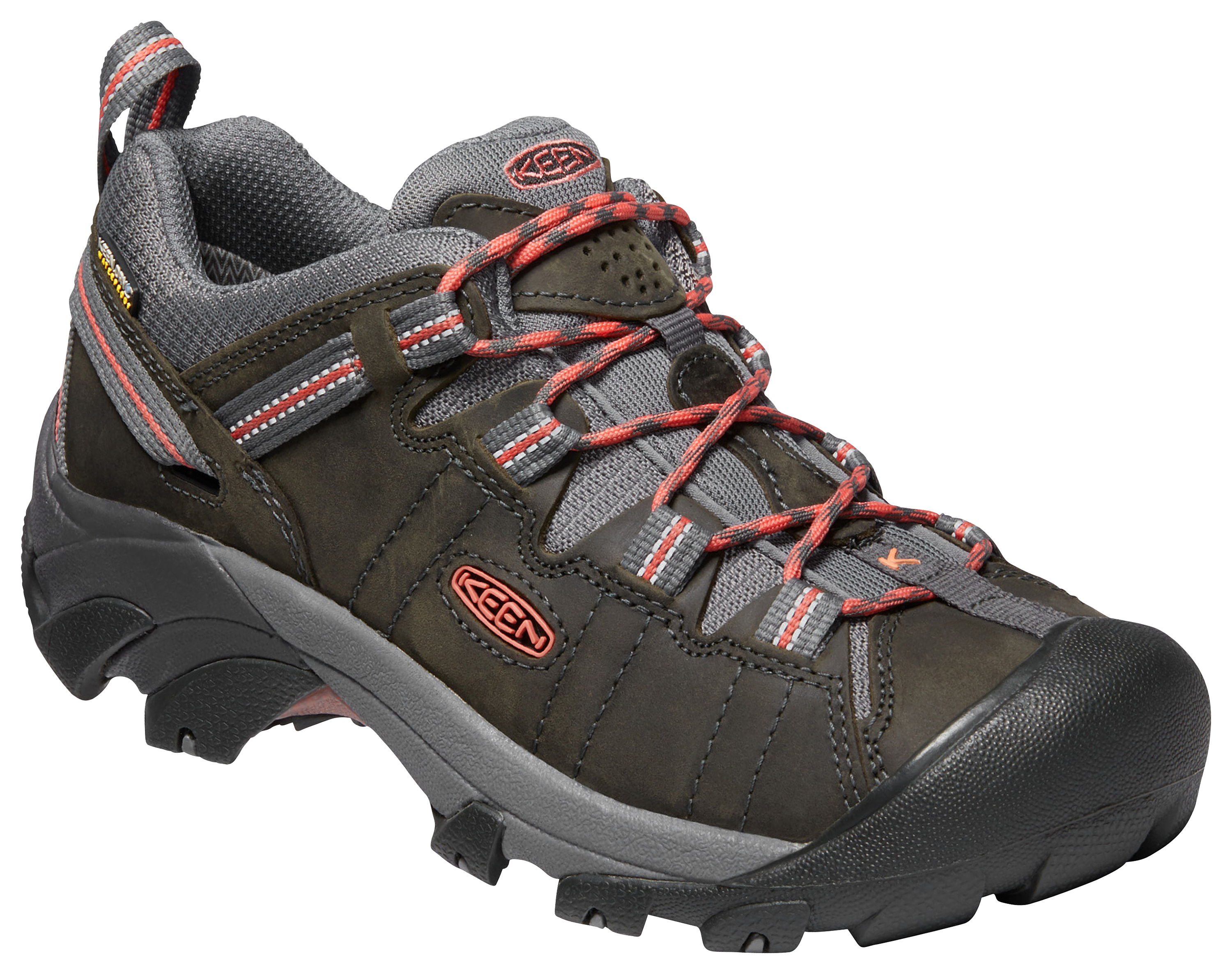 Image of Keen Targhee II WP Waterproof Hiking Shoes for Ladies - Magnet/Coral - 5M