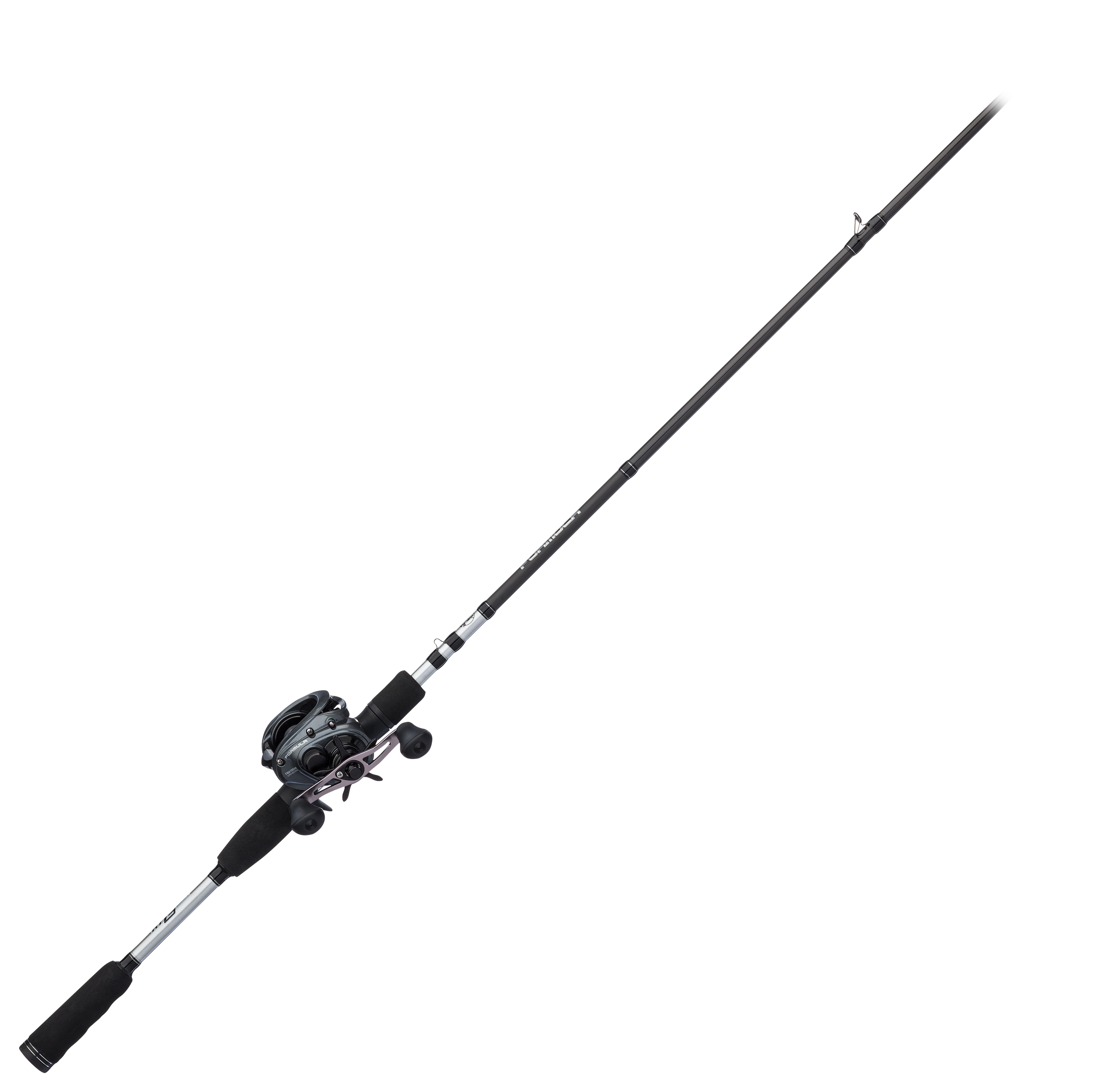 Fishing Rod Black Fishing Rod and Reel Baitcast Combo Lightweight
