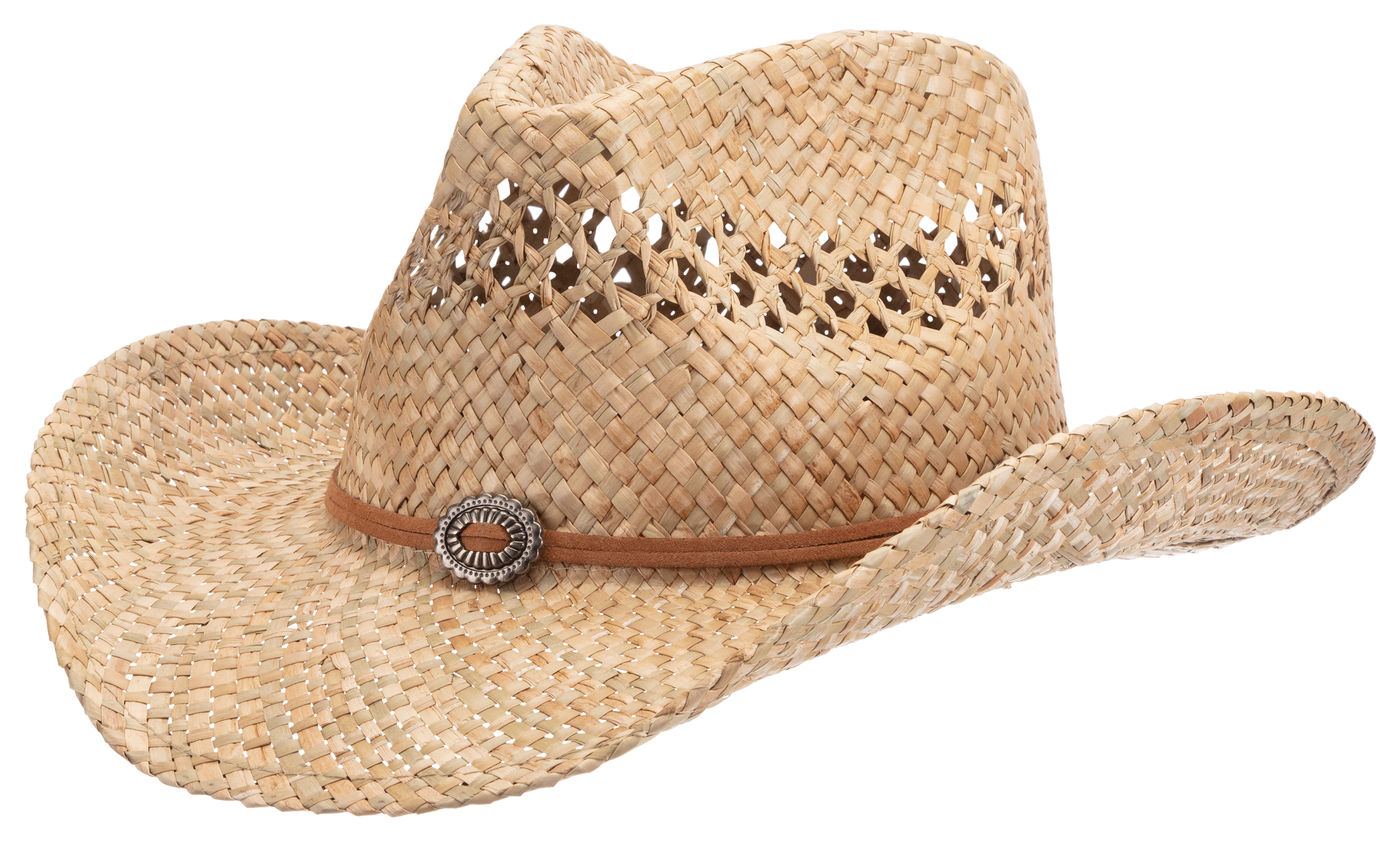 Dorfman Pacific Seagrass Outback Hat for Ladies