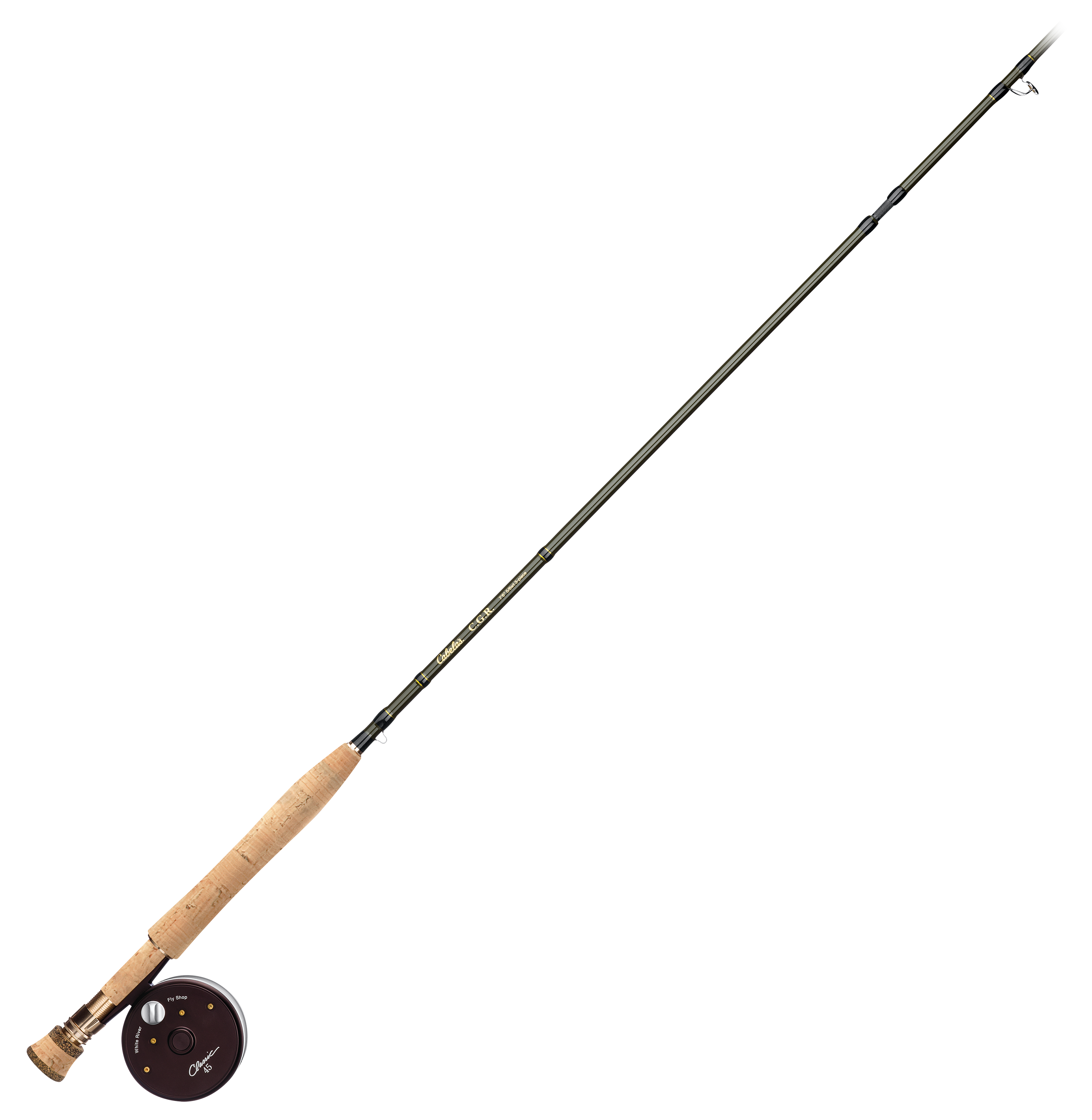 White River Fly Shop Classic Reel and Cabela's CGR Rod Fly Outfit - CGR7663/CL45