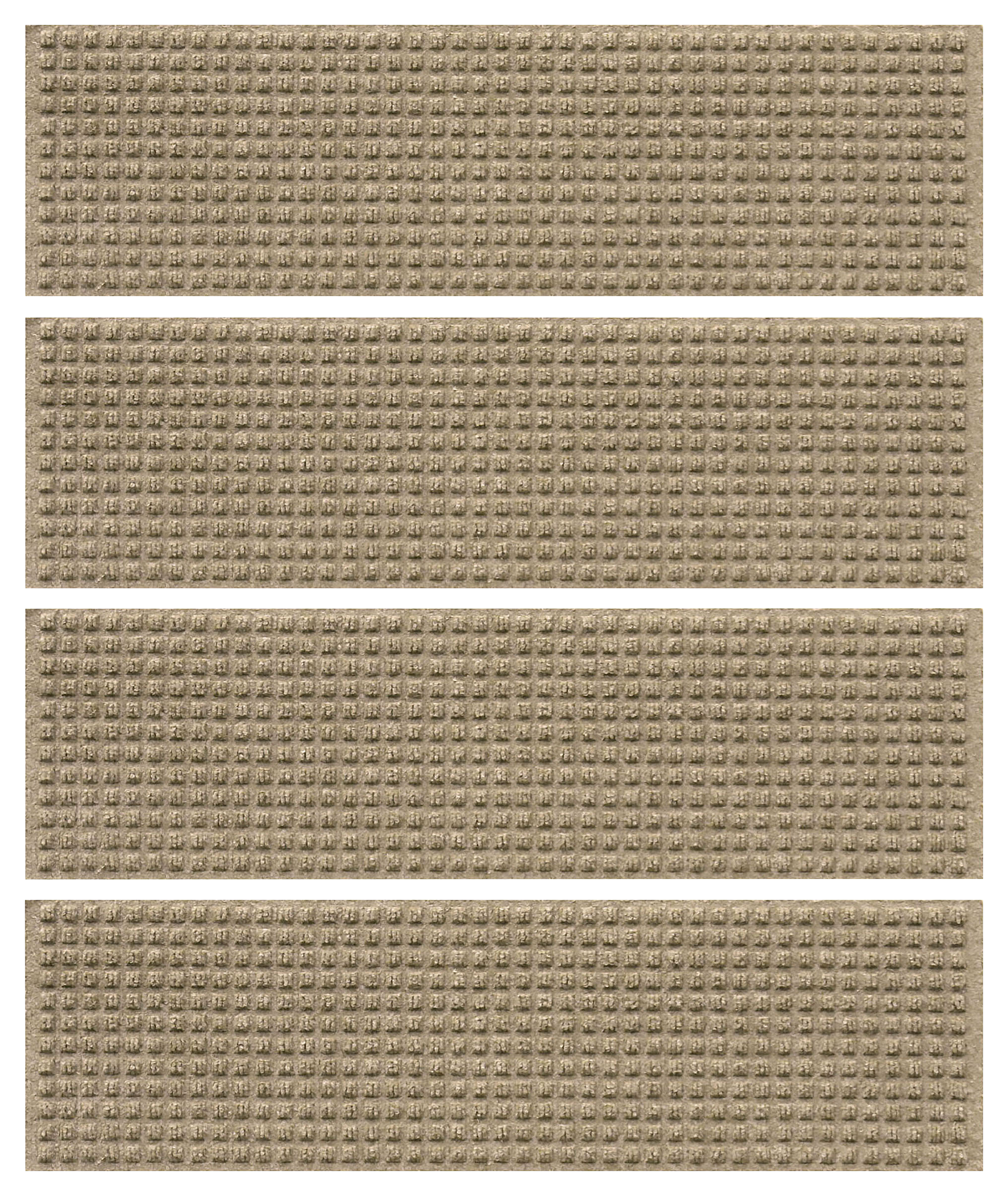 Image of Bungalow Flooring WaterHog Squares Stair Treads - Camel