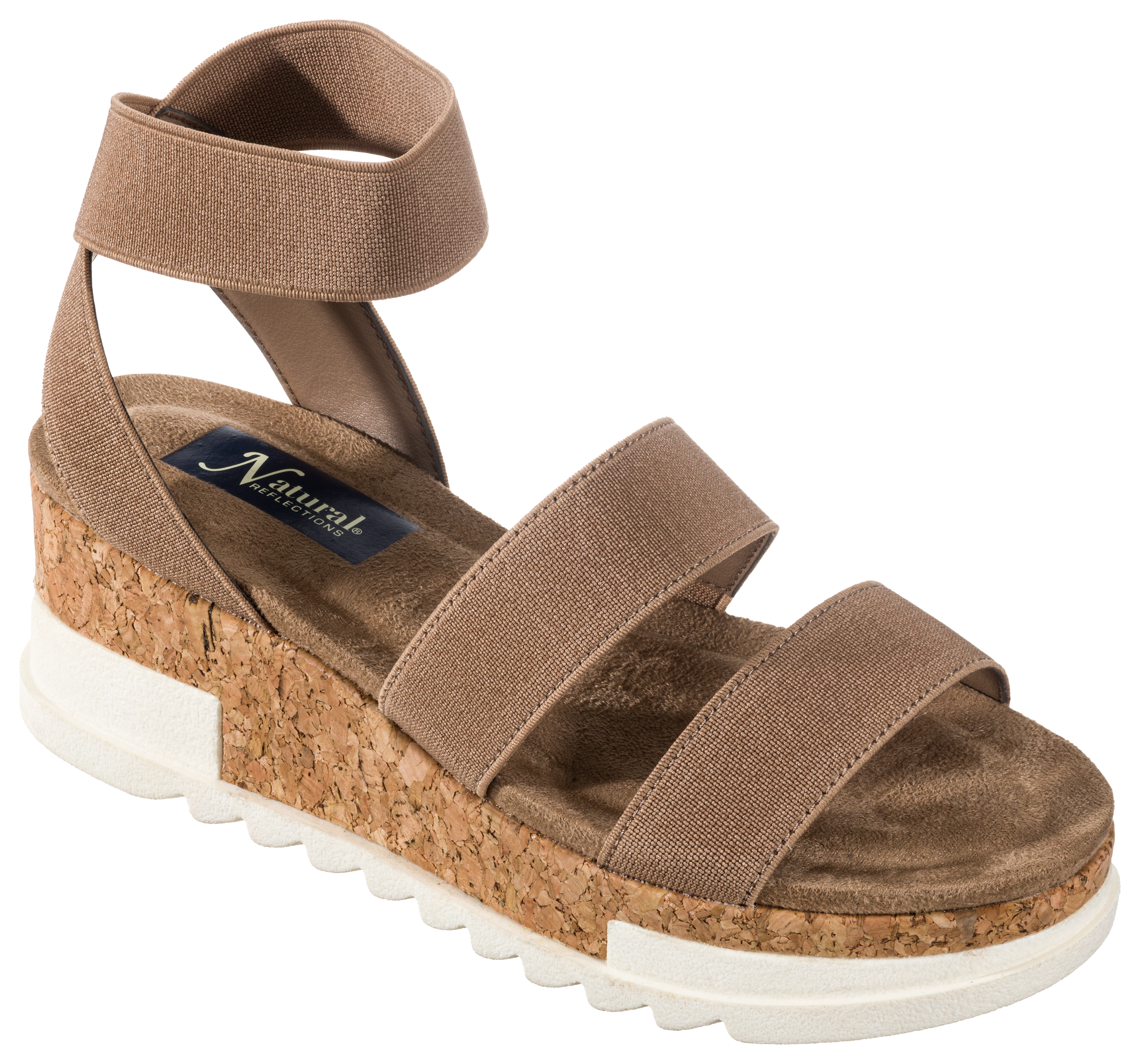 NATURAL REFLECTIONS Annaee Ankle-Strap Platform Sandals