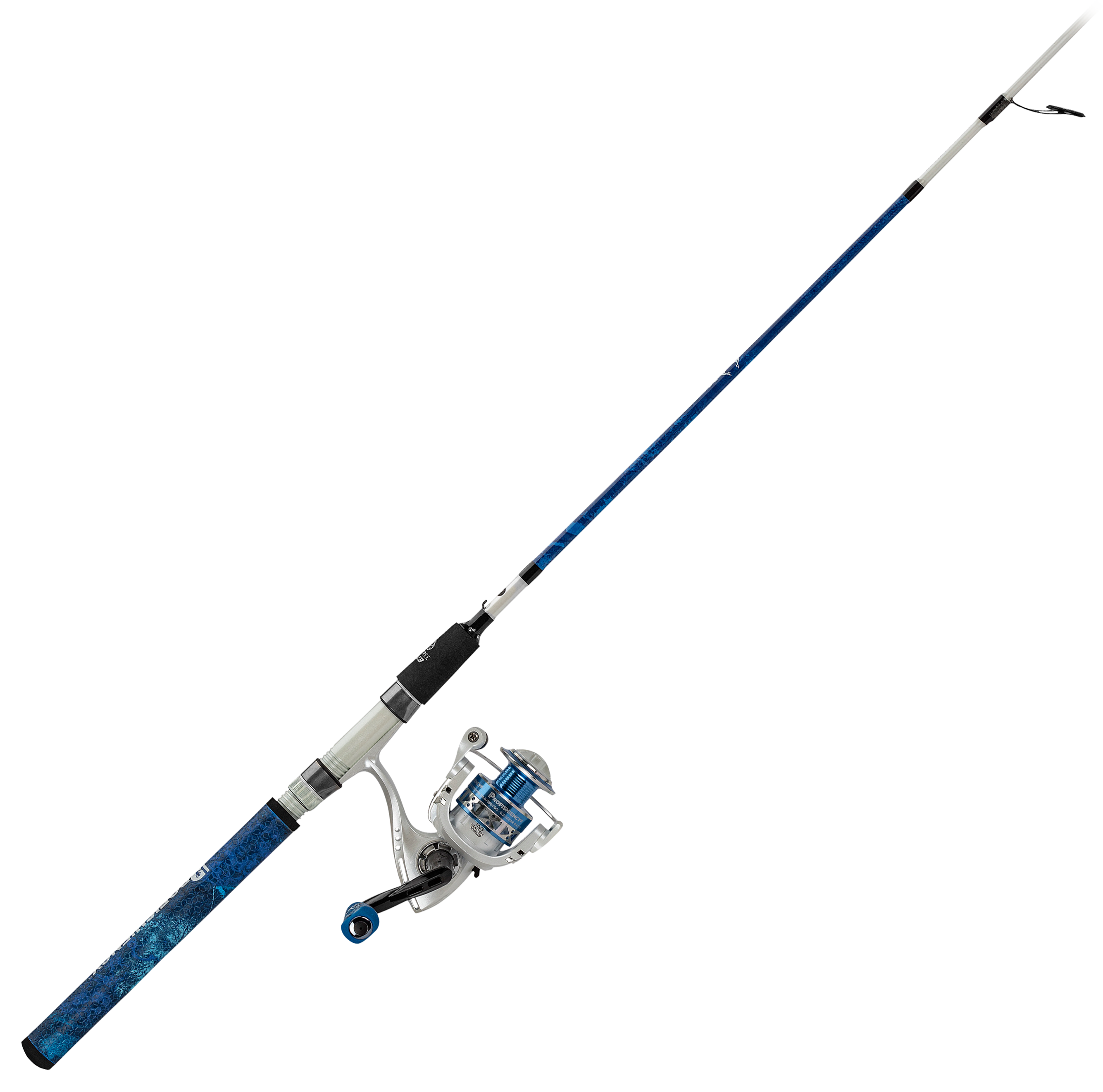 ProFISHiency Realtree Wave True Blue Camo Spinning Combo