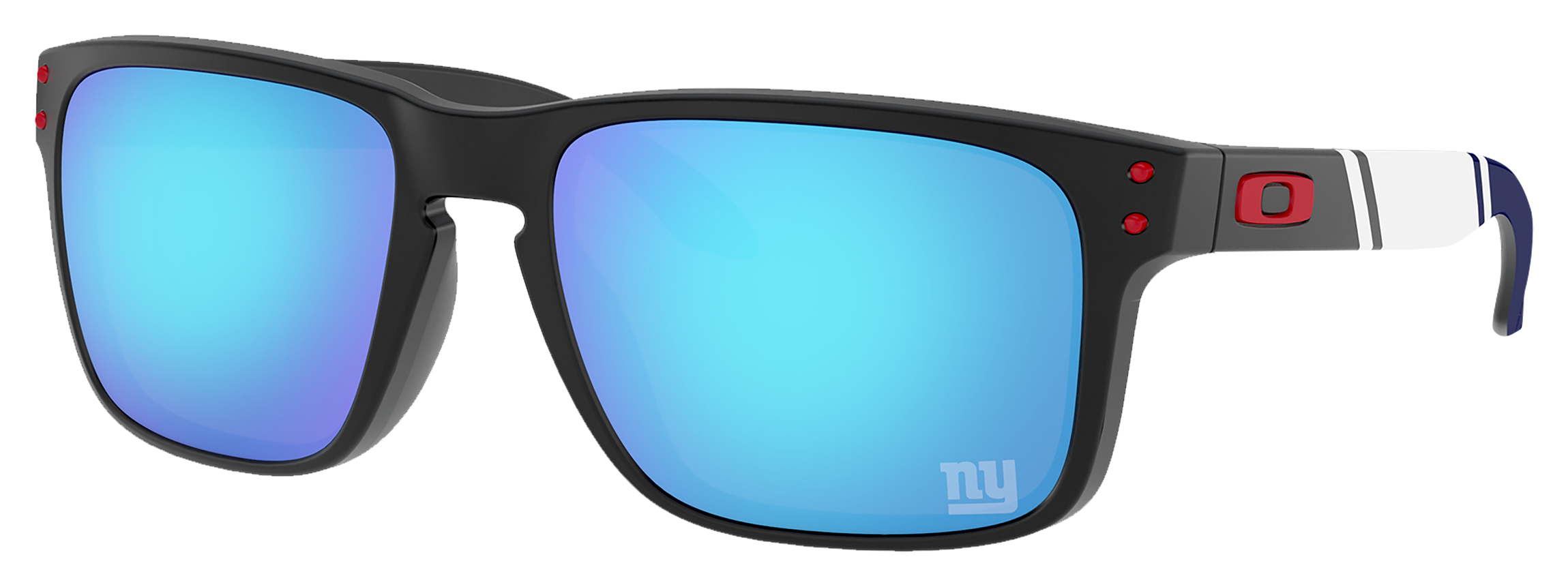 Image of Oakley New York Giants Holbrook OO9102 Prizm Grey Iridium Mirror Sunglasses