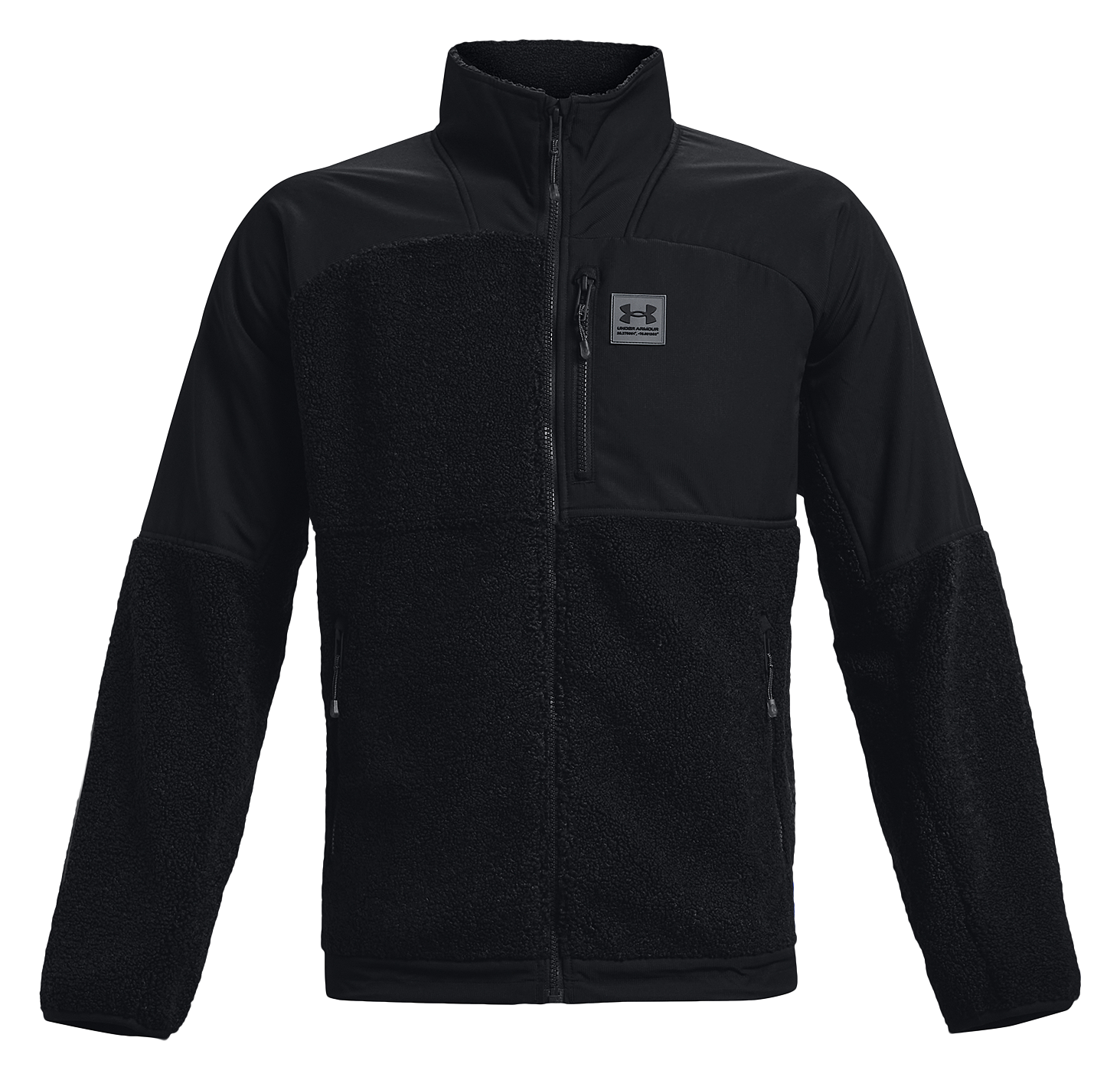 Under Armour Mission Boucle Swacket for Men - Black/Pitch Gray - S product image