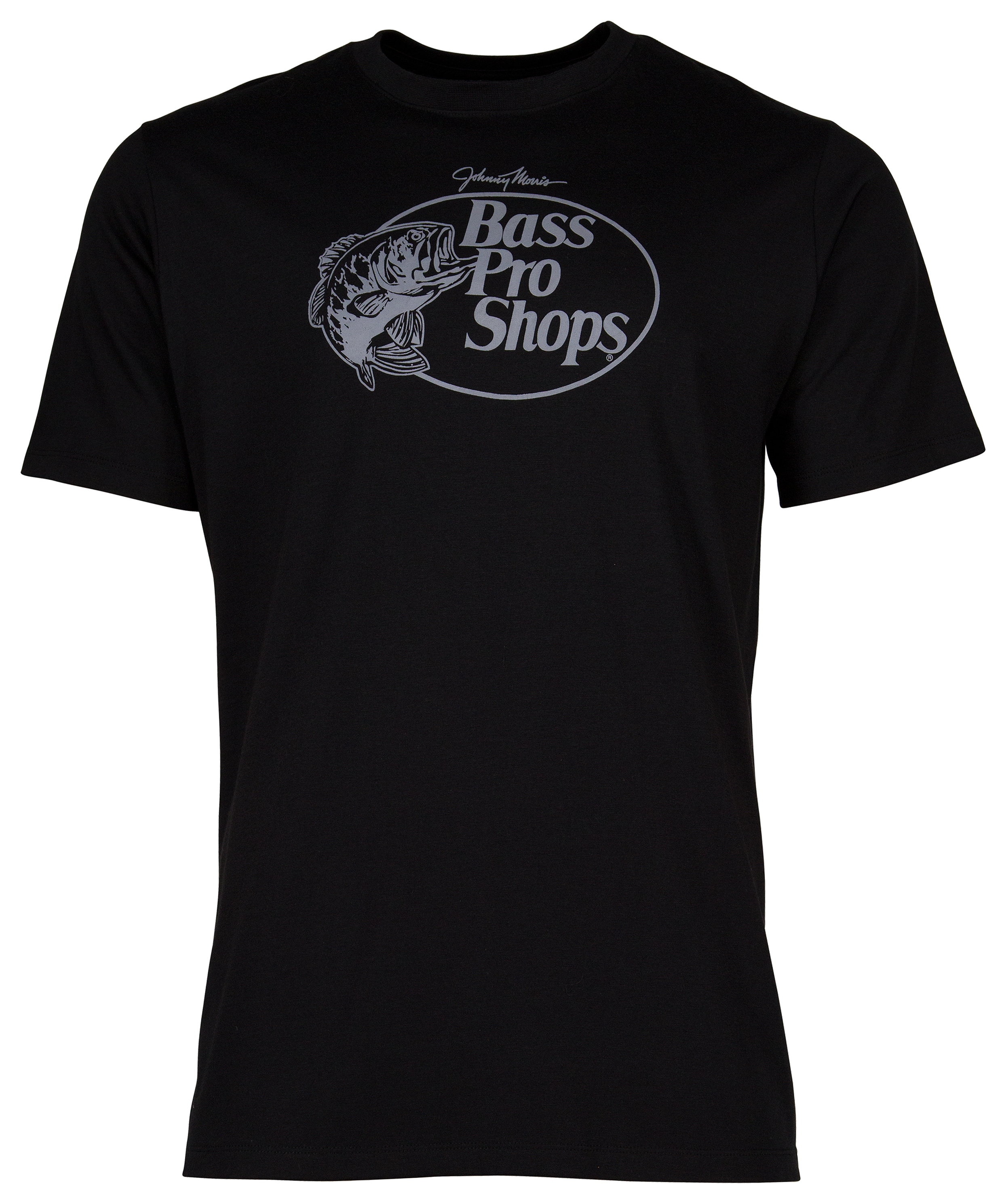 Image of Bass Pro Shops Tri-Blend Logo Short-Sleeve T-Shirt for Men - Black - 2XL