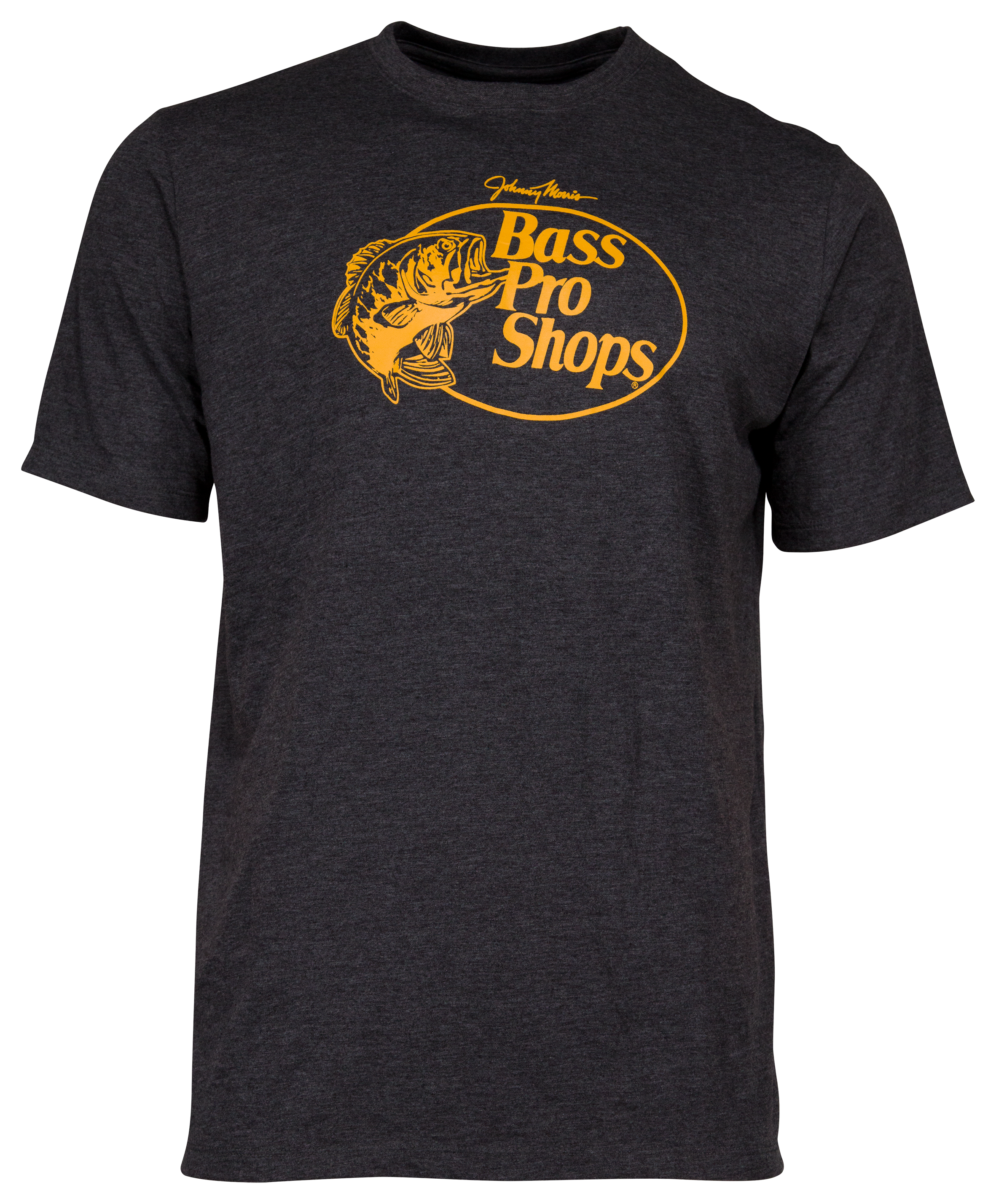 Bass Pro Shops Tri-Blend Logo Short-Sleeve T-Shirt for Men - Heather Gray - M