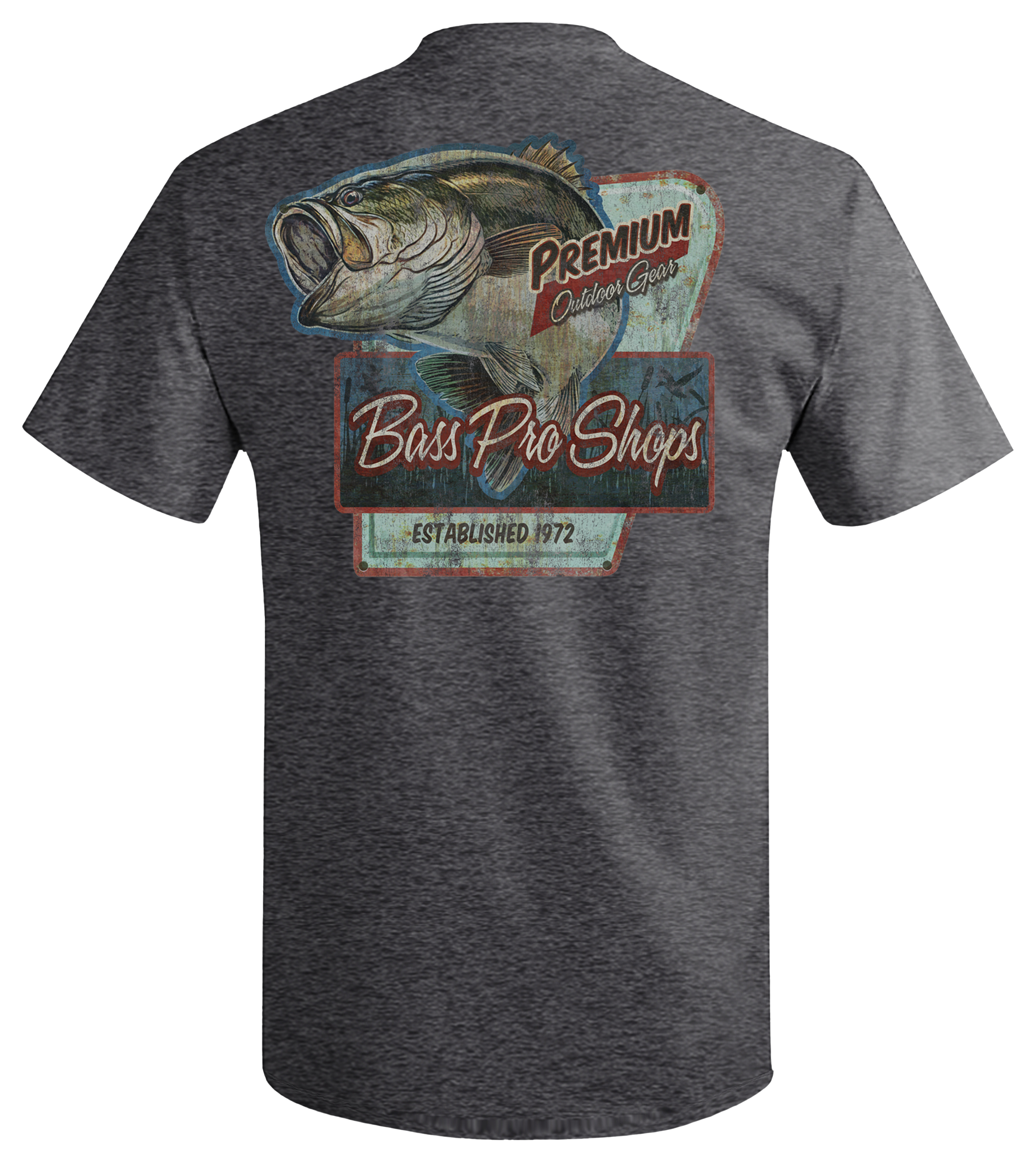 Vintage 90s Bass Pro Shops T-Shirt Retro Fishing Springfield Conservationist Visa Fisherman Big Logo Back Print White Tee XL