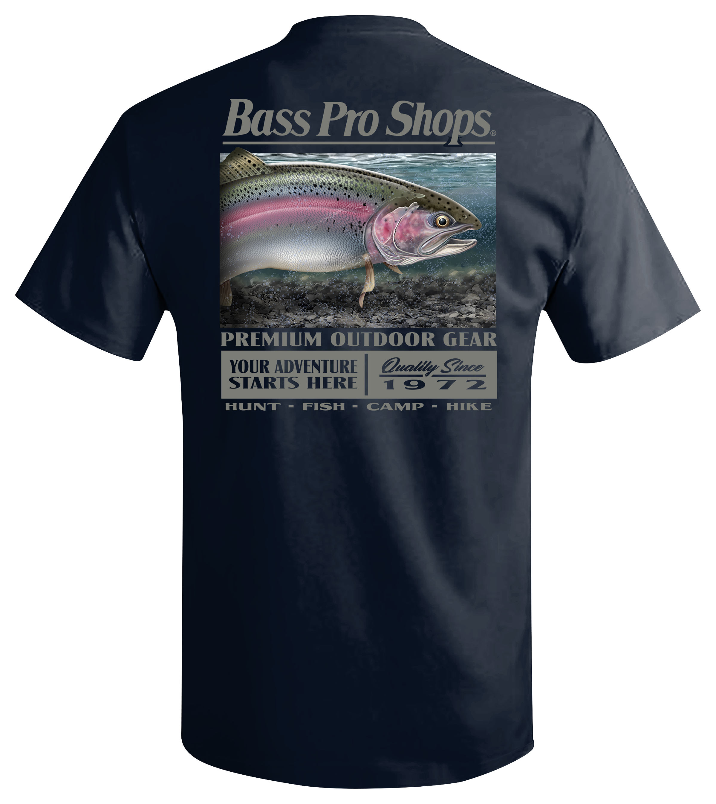 Buy Women's Girls Fly Fish Too Fly Fishing Rainbow Trout T-Shirt