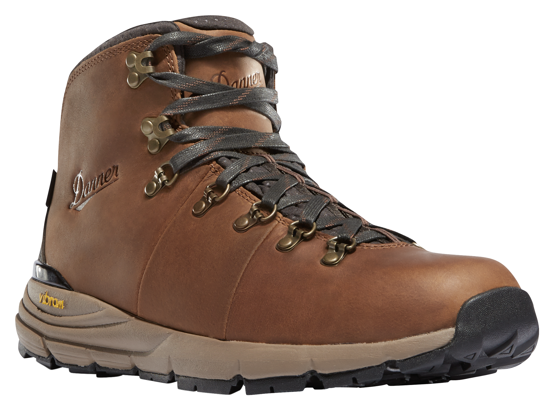 Image of Danner Mountain 600 Waterproof Hiking Boots for Men - Rich Brown - 8.5M