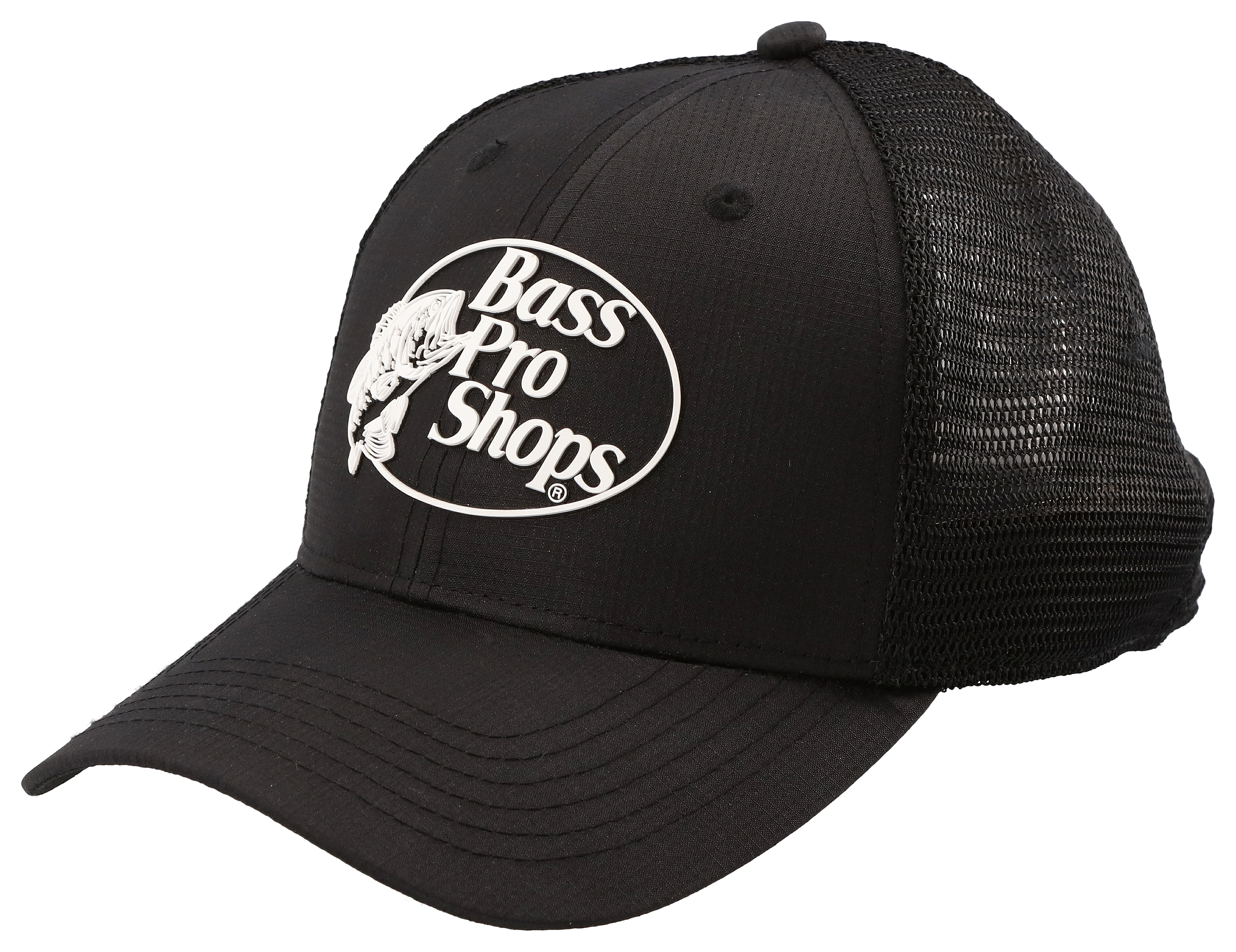 Bass Pro Shops Logo Flex Cap - Charcoal/Black - SM/M