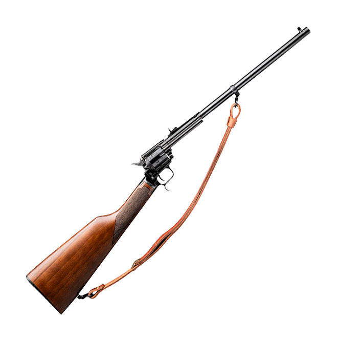 Image of Heritage Manufacturing Rough Rider Rancher Single-Action Carbine with Buckhorn Sight and Leather Sling