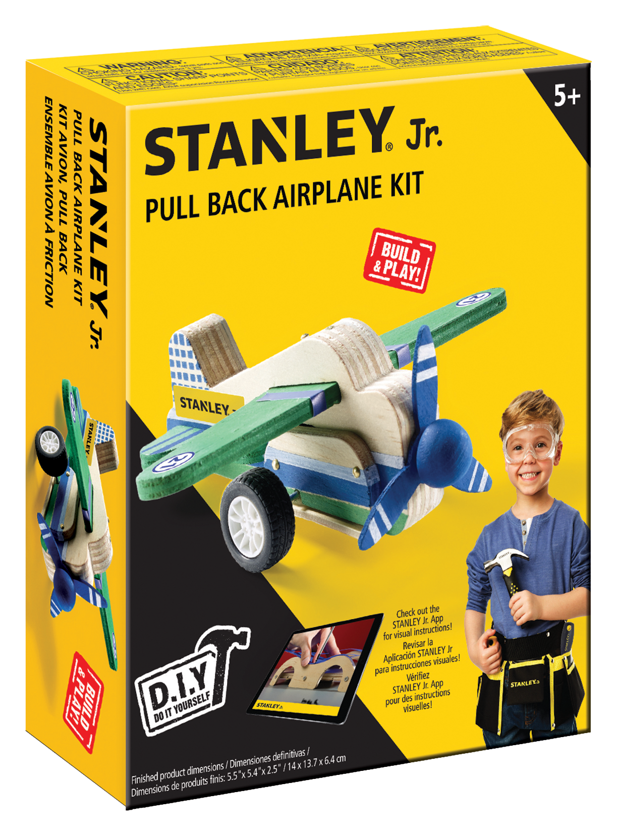 Stanley Jr. Diy Pull Back Airplane Kit : Target