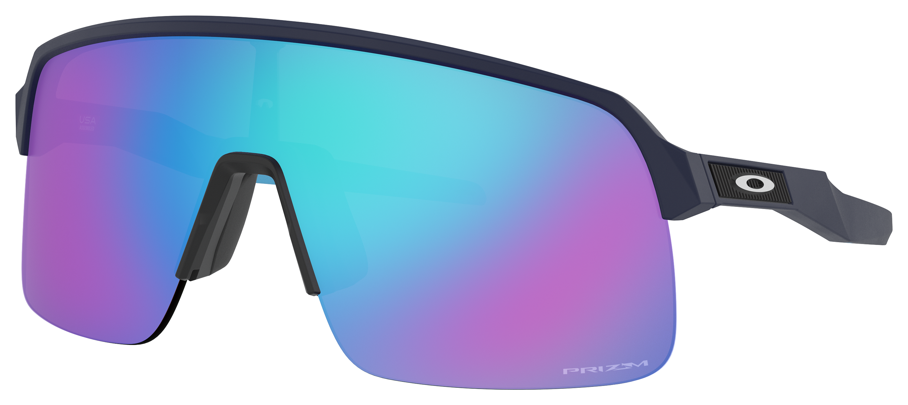 Image of Oakley Sutro Lite OO9463 Prizm Grey Sunglasses - Matte Navy/Prizm Sapphire - Medium