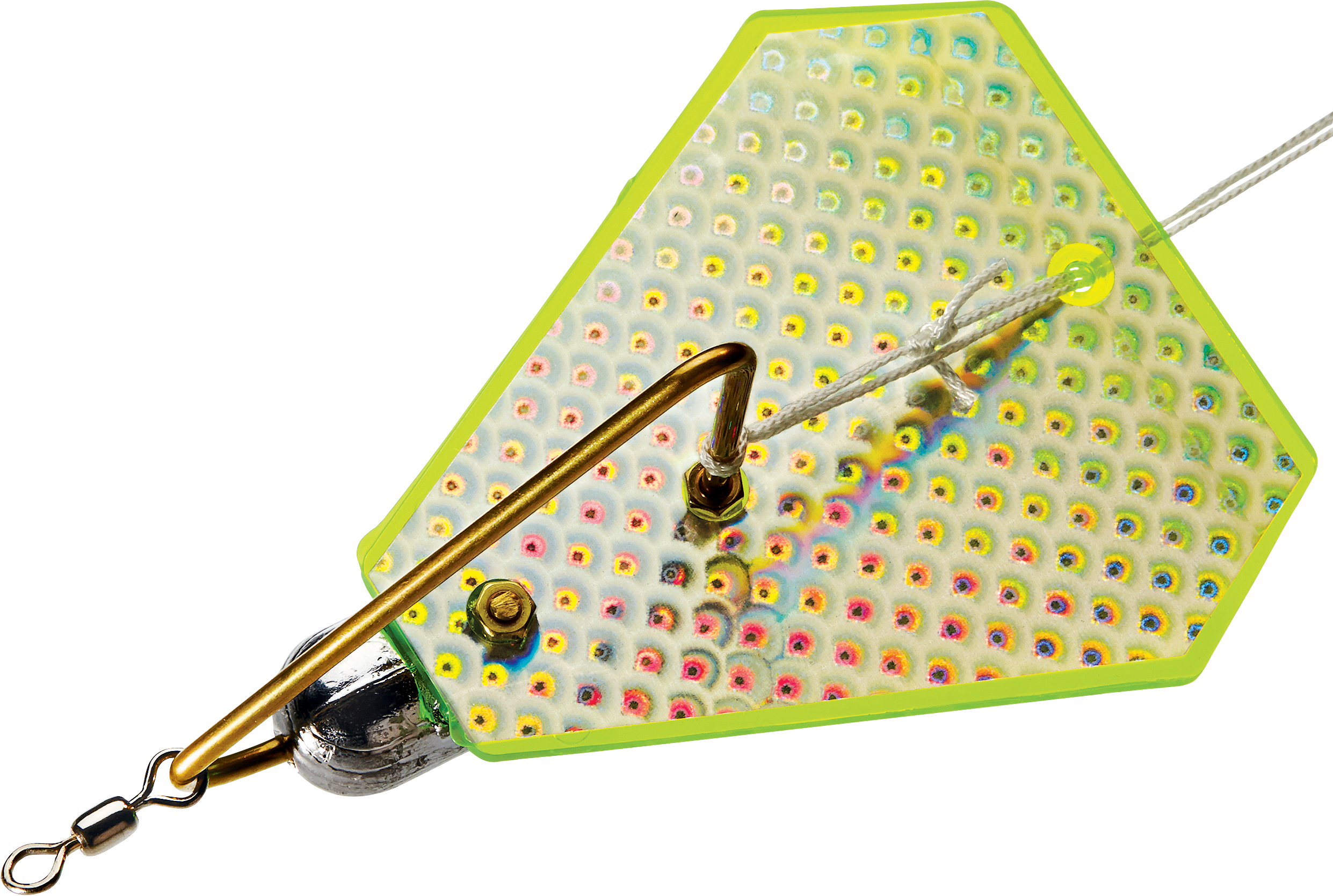 EZ Tackle Delta Diver - 5-1/4 - Chartreuse/Silver
