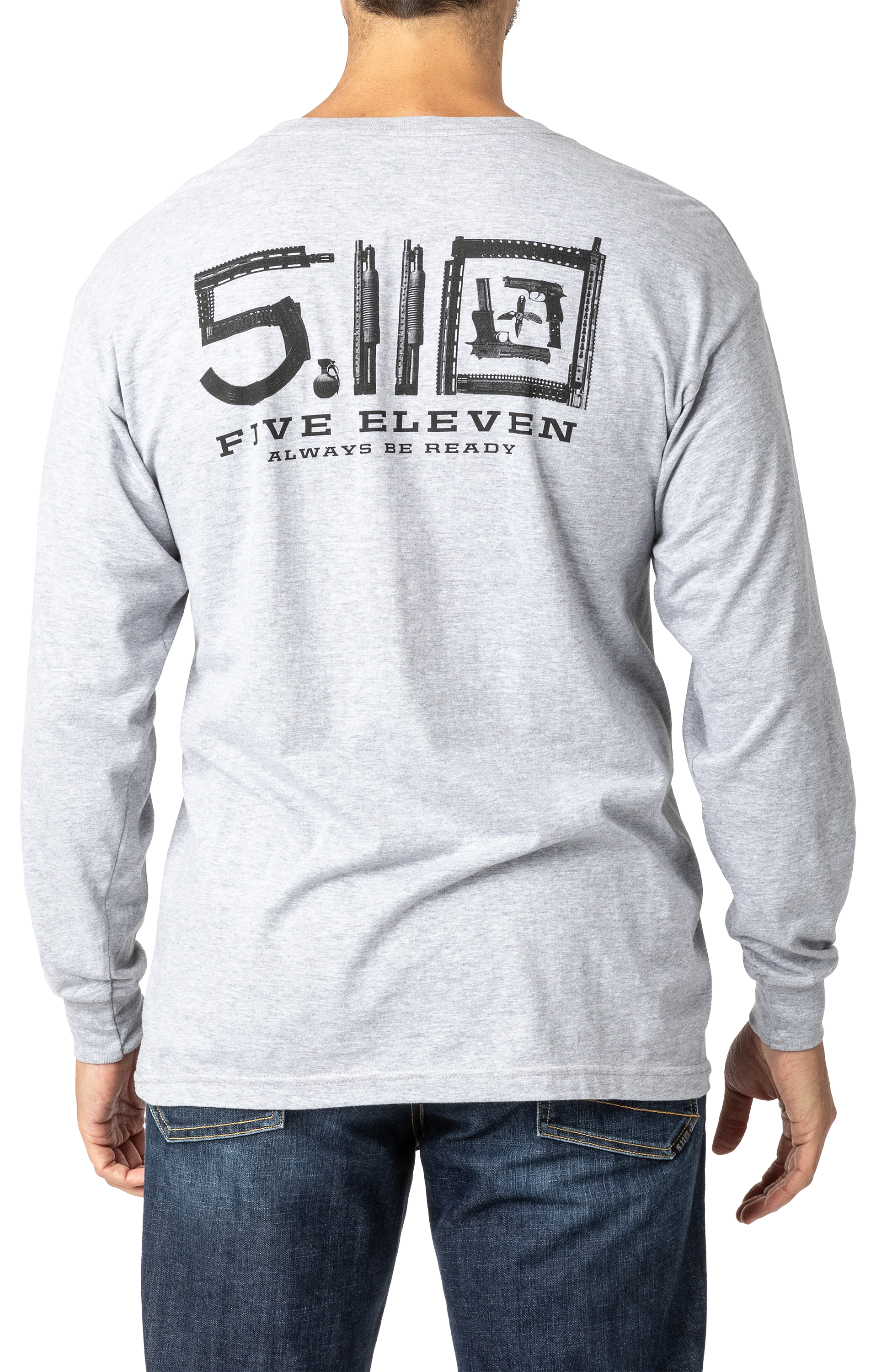 5.11 Tactical Locked and Logoed Long-Sleeve T-Shirt for Men