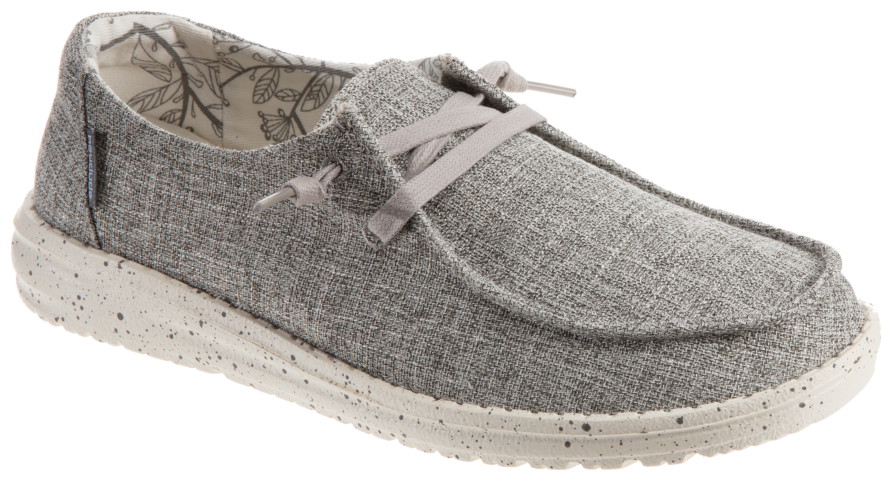 HEYDUDE Women's Wendy Linen Shoes in Chambray Grey