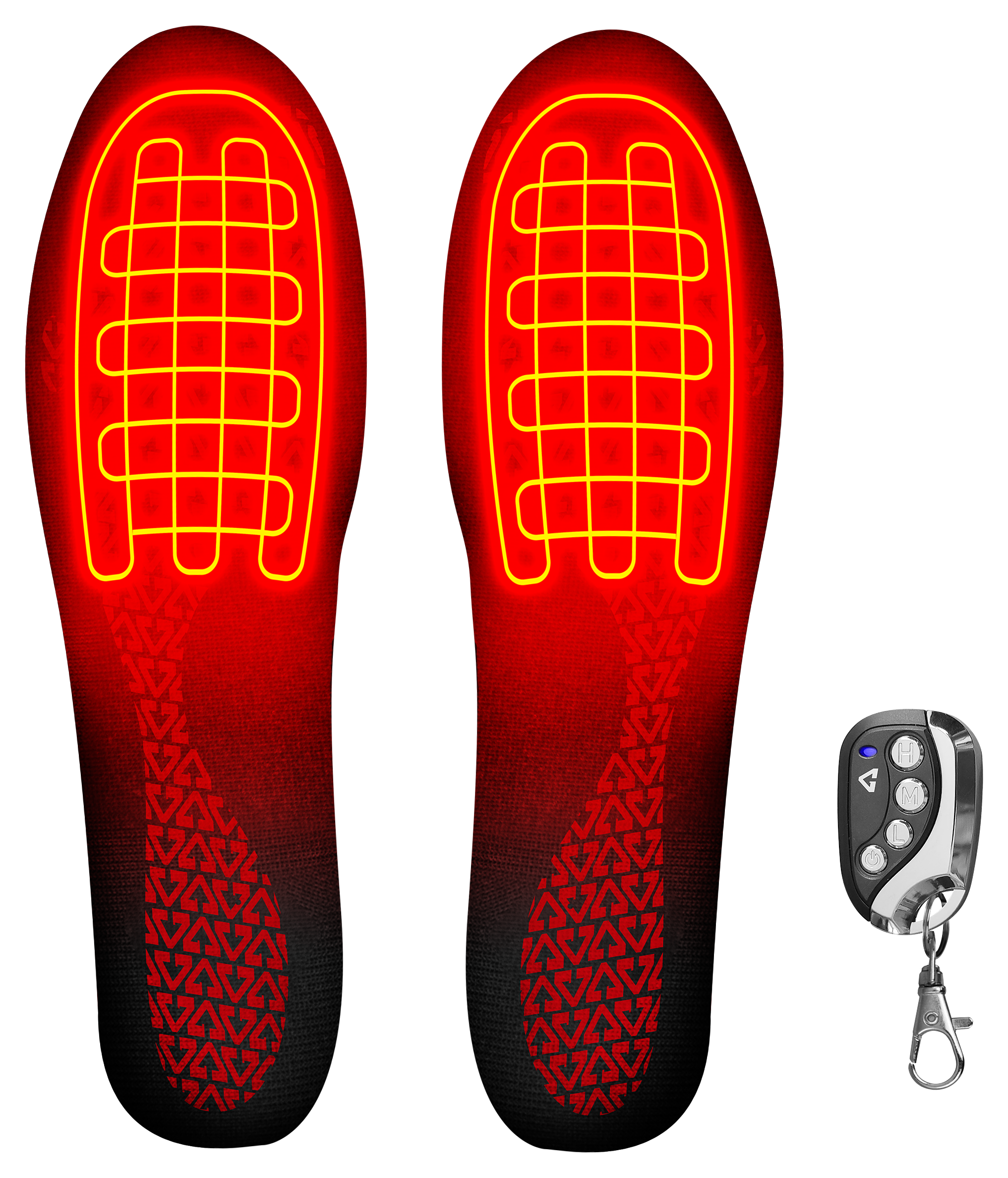 Image of Gerbing Rechargeable Heated Insoles with Remote - S/M