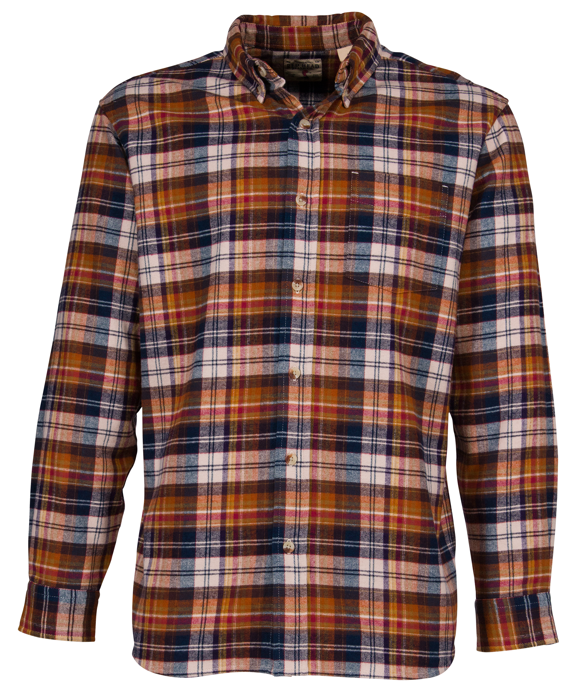 Redhead Ultimate Flannel Long-Sleeve Shirt for Men - True Red Plaid - XL