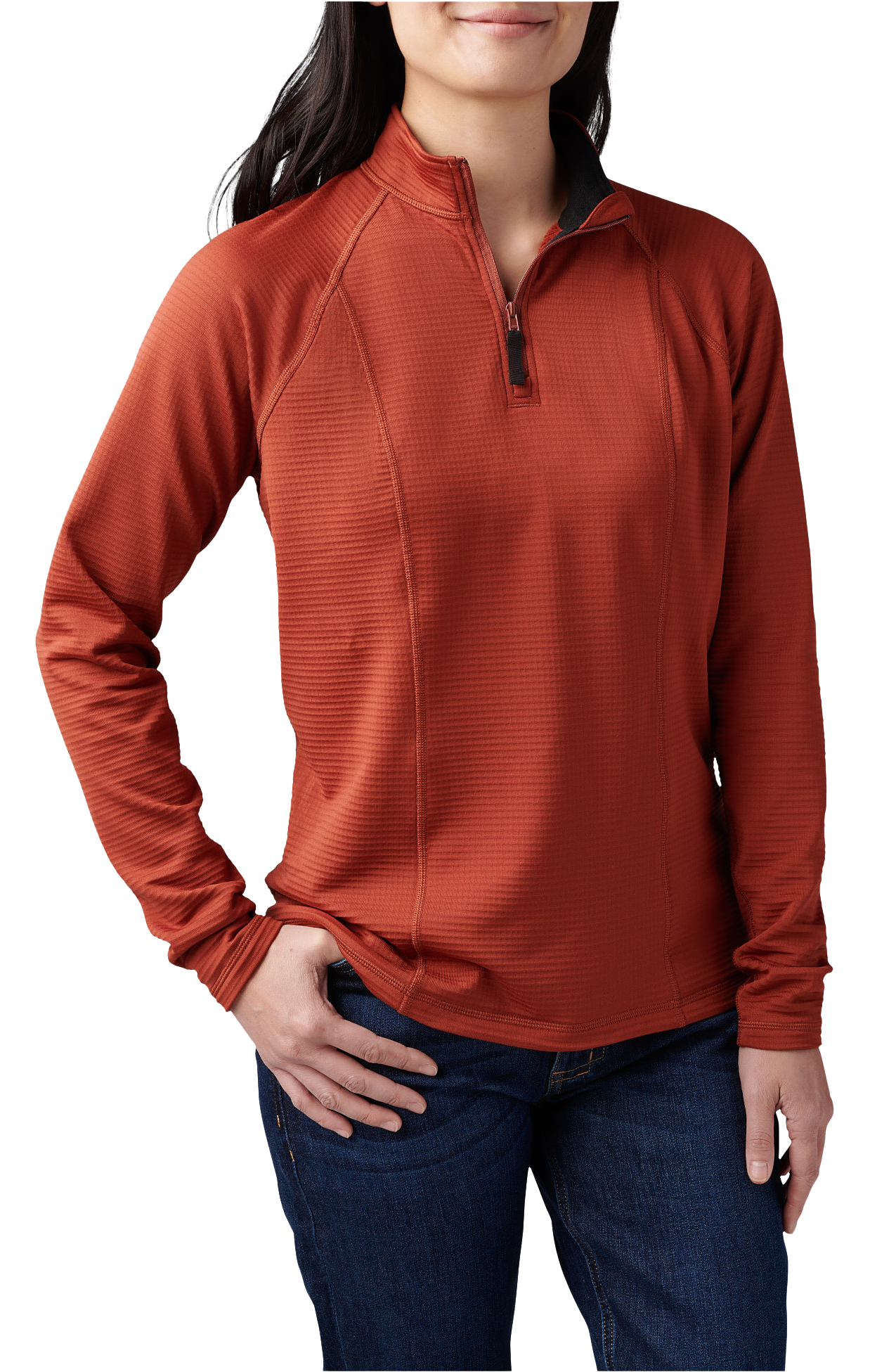 5.11 Tactical Stratos Quarter-Zip Long-Sleeve Shirt for Ladies