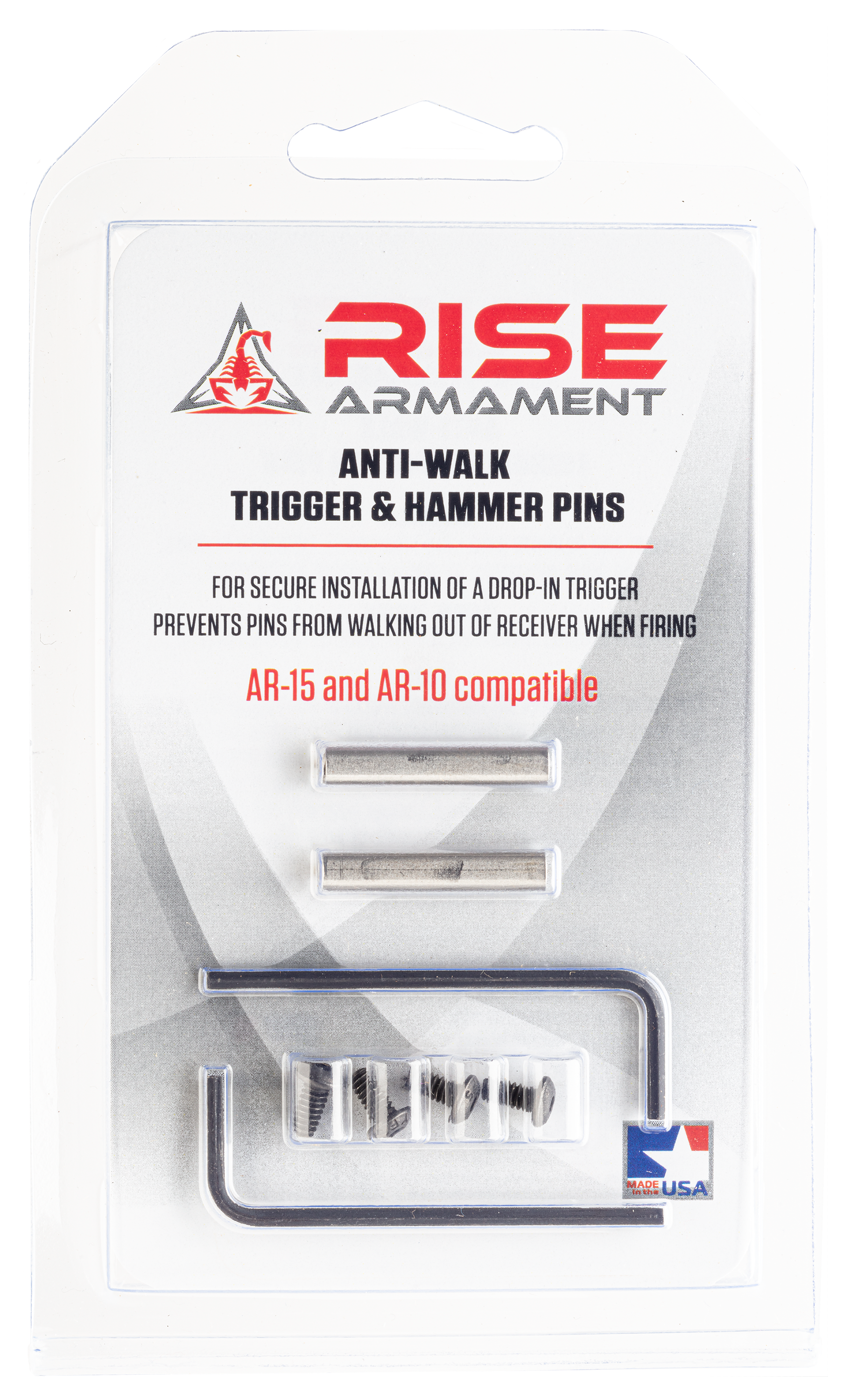 RISE Armament Anti-Walk Trigger and Hammer Pins