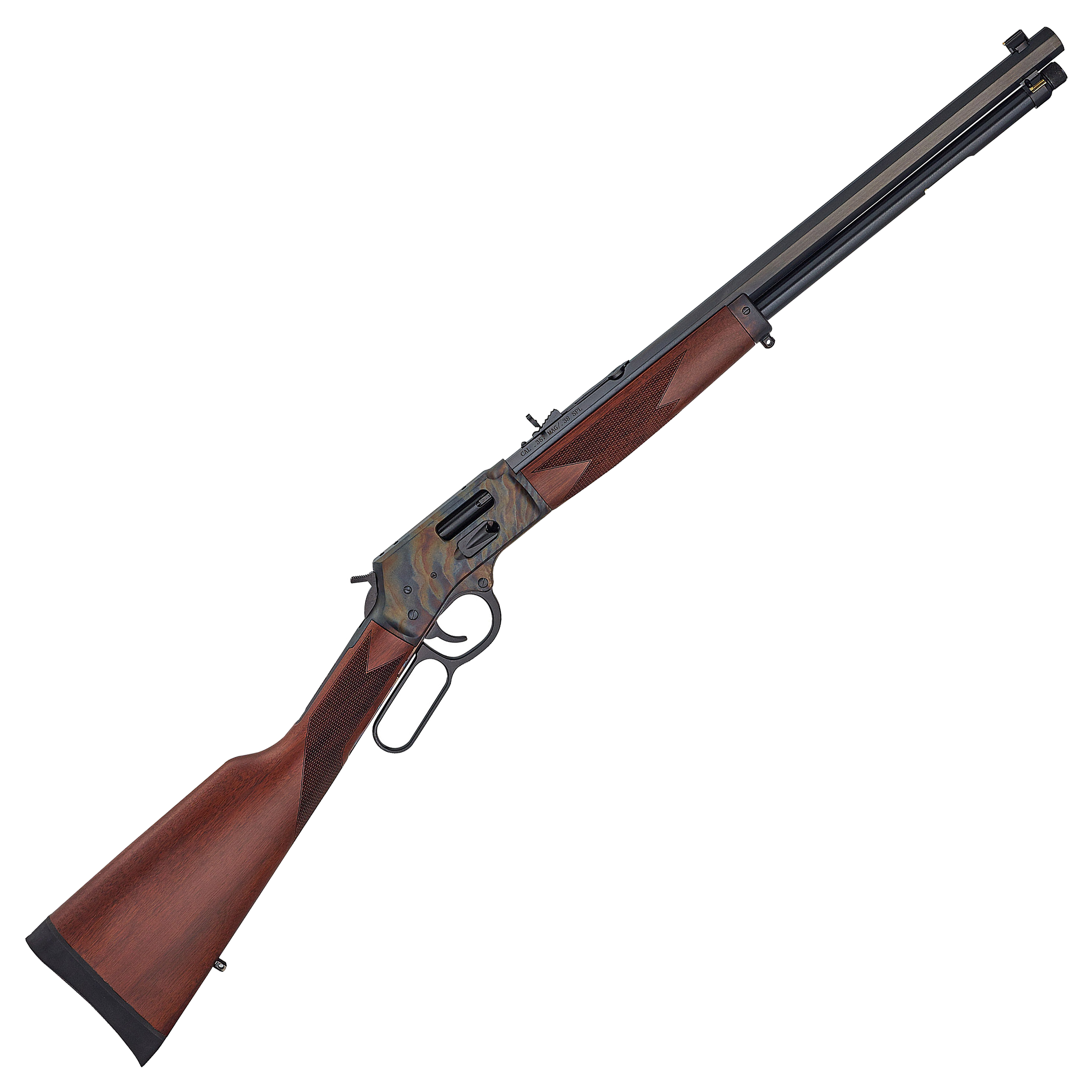 Henry Big Boy LeverAction Rifle with ColorCase Hardened Side Gate  44 Remington Mag44 Spec