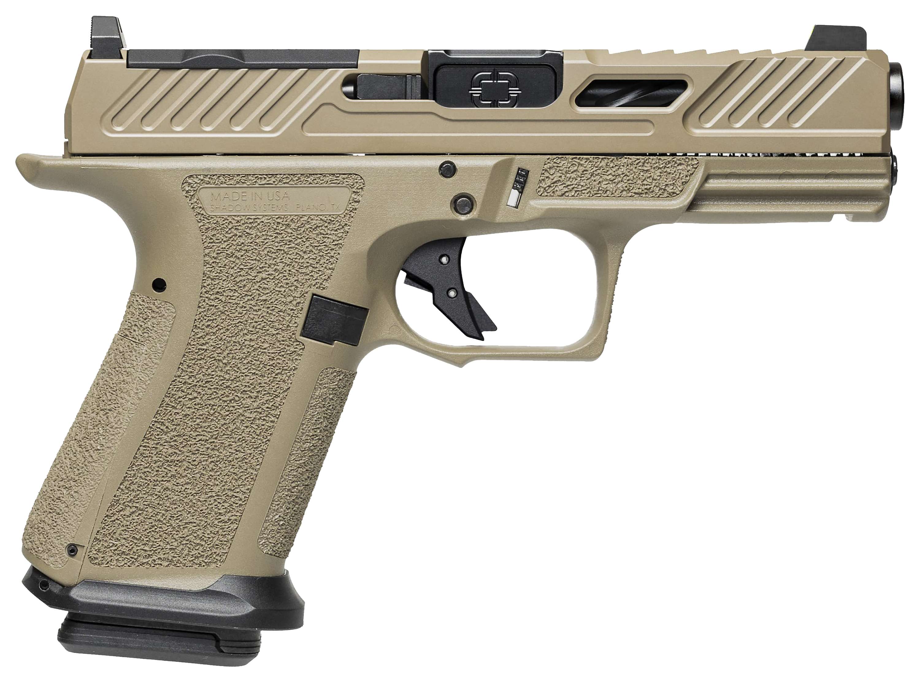 Shadow Systems MR920 Elite Optic Cut SemiAuto Pistol with Threaded Barrel  10  Flat Dark Earth  4