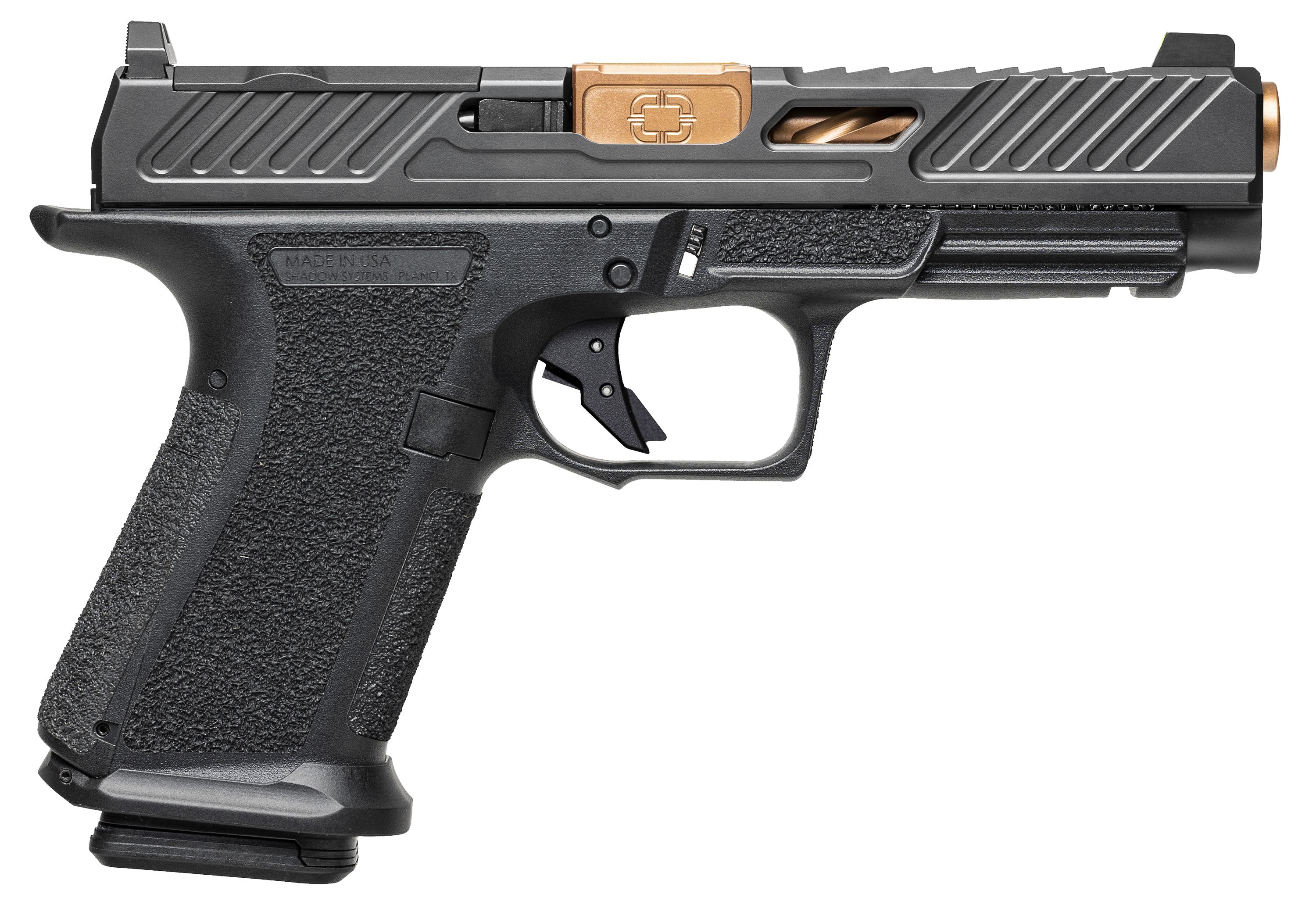 Shadow Systems MR920L Elite SemiAuto Pistol with Black Frame Bronze Barrel and DLC Slide  10