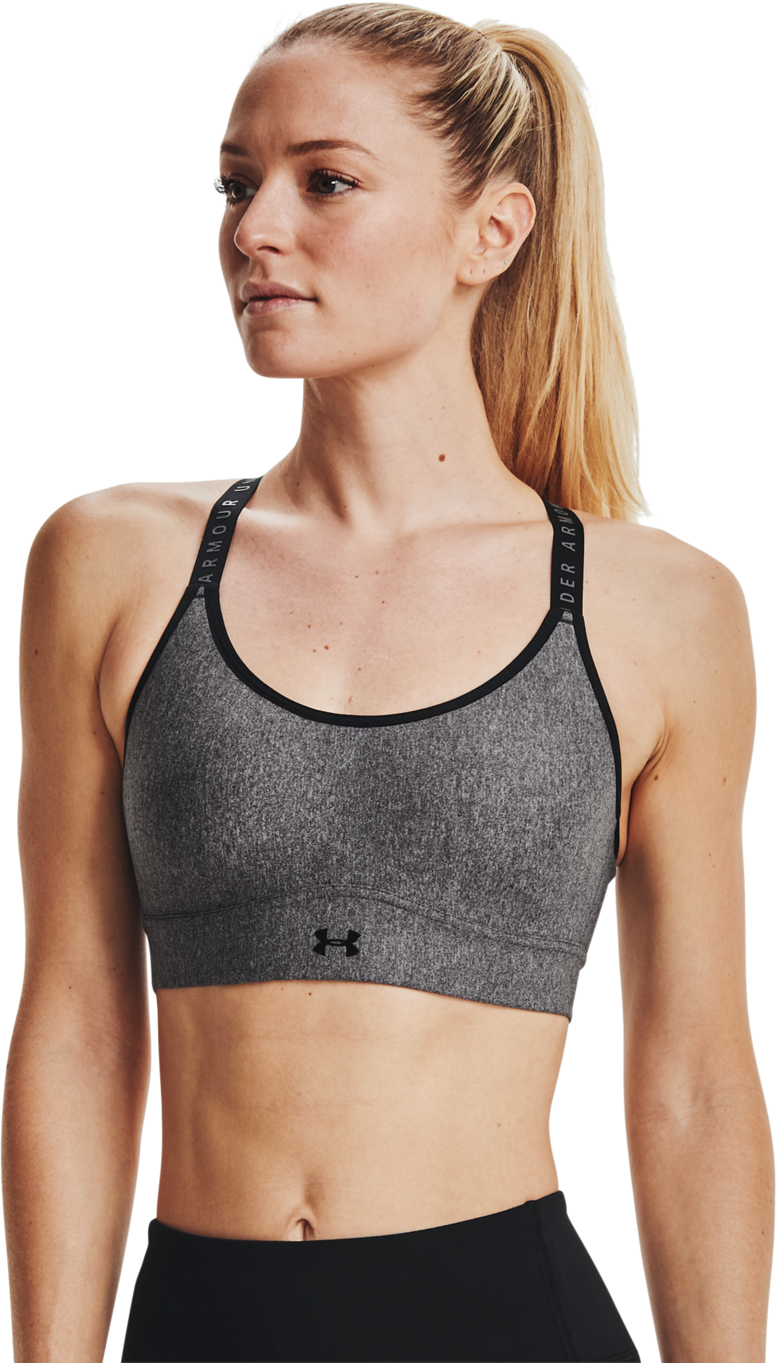 Under Armour Infinity Mid Sports Bra Black They threw out