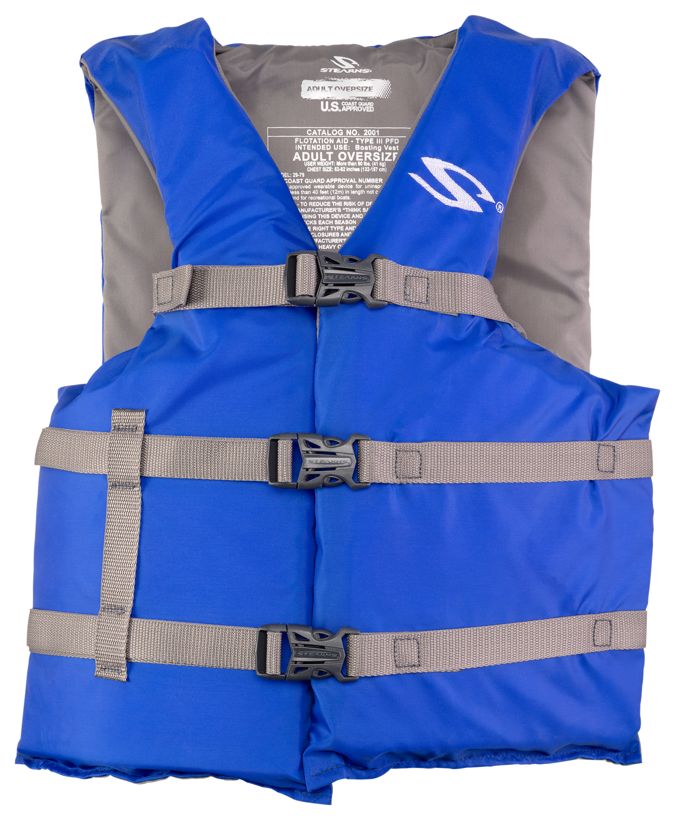 Image of Stearns Classic Series Life Jacket - Blue - Adult Oversize