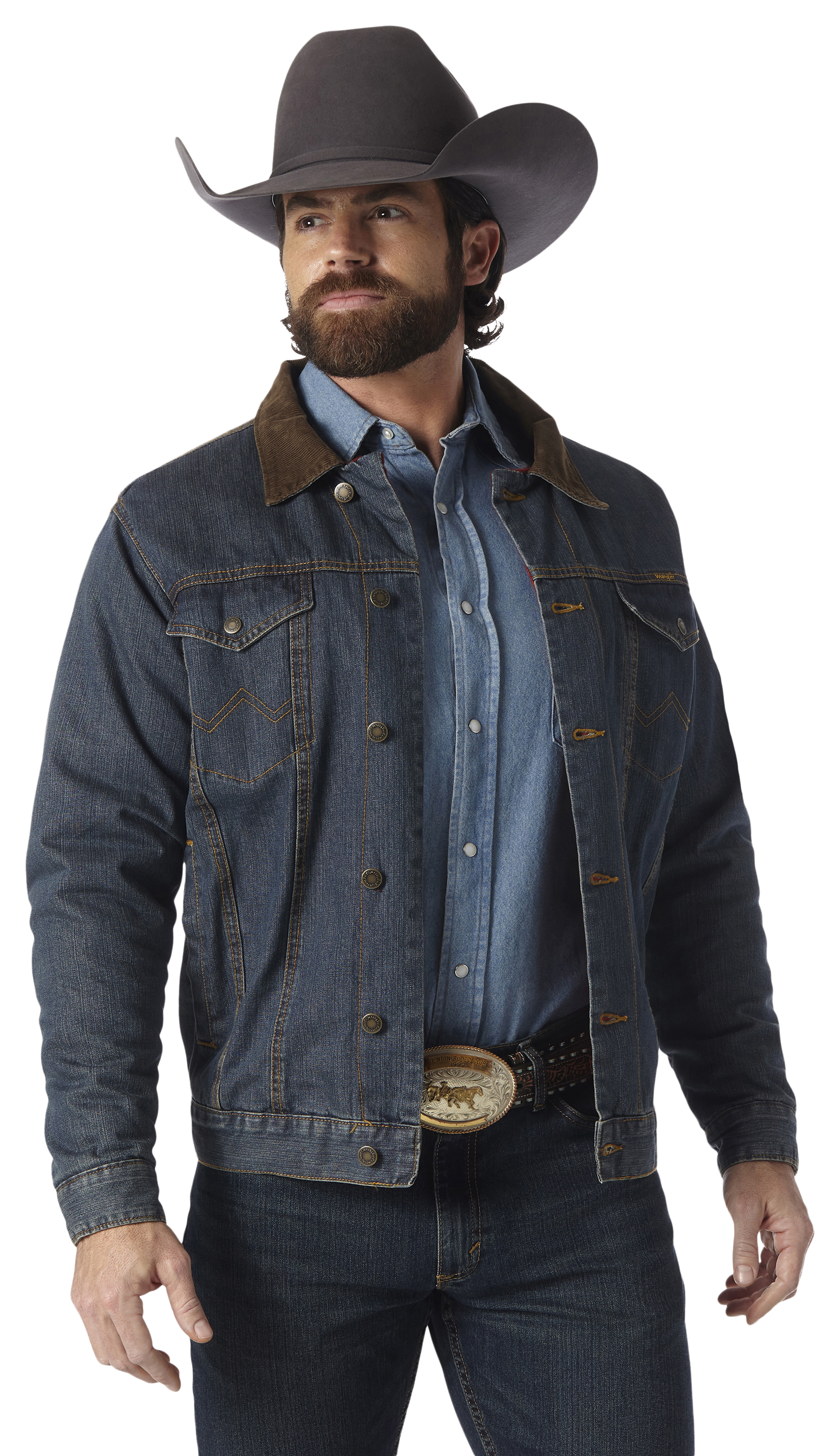 Wrangler Flannel-Lined Denim Jacket for Men | Cabela's