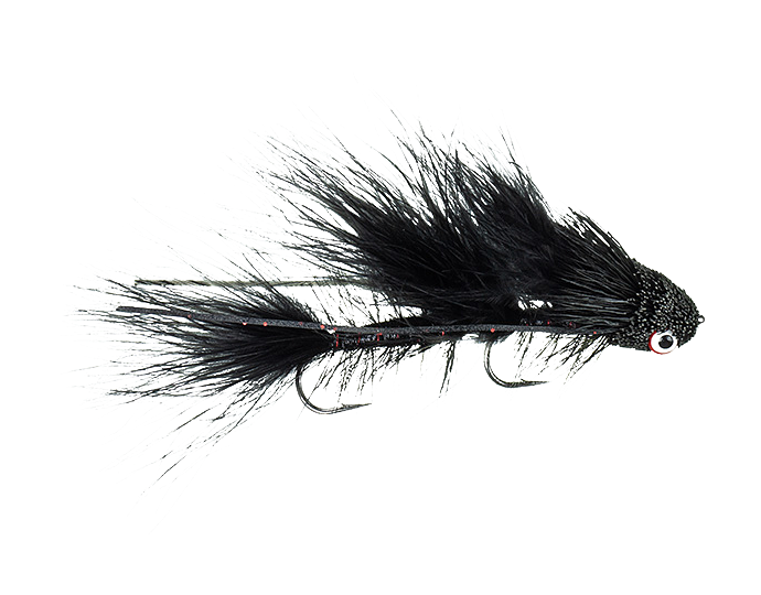 Image of Montana Fly Company Galloup's Mini Dungeon Fly - Black