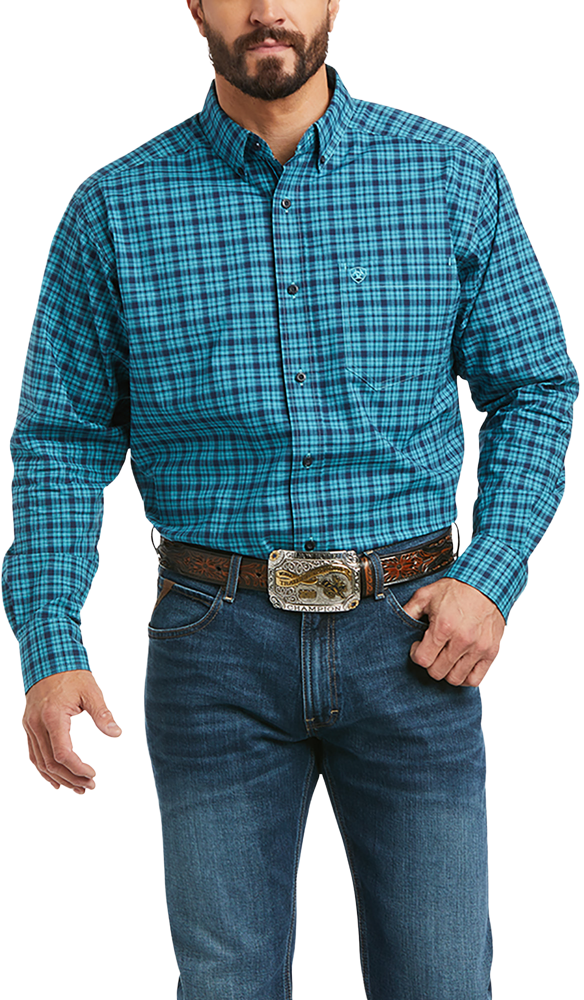 Image of Ariat Pro Series Purcell Stretch Long-Sleeve Shirt for Men