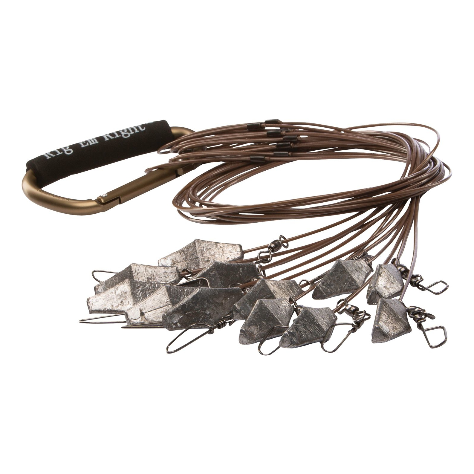 RIG'EM RIGHT Xtreme Coated Cable Texas Rig Decoy Anchors