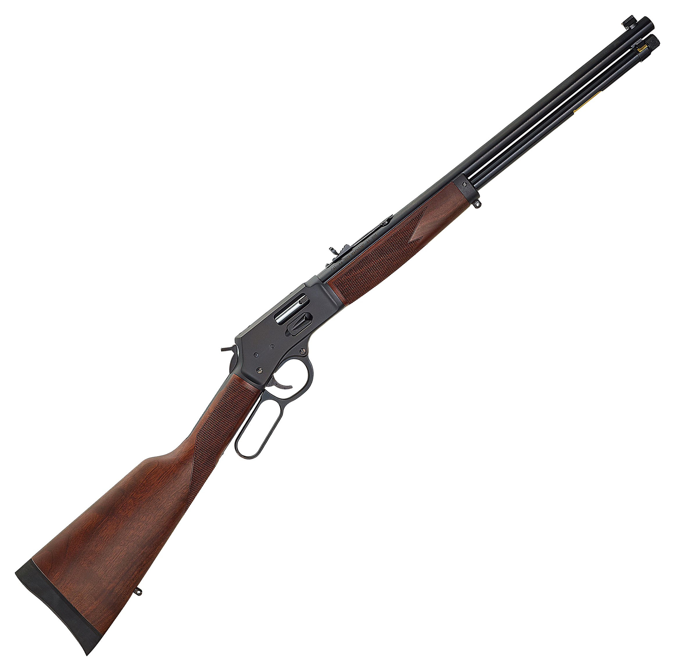 Henry Big Boy Steel Side Gate Blued/Walnut Lever Action Rifle - 45 (Long) Colt - 20in - Black/Wood -  H012GC
