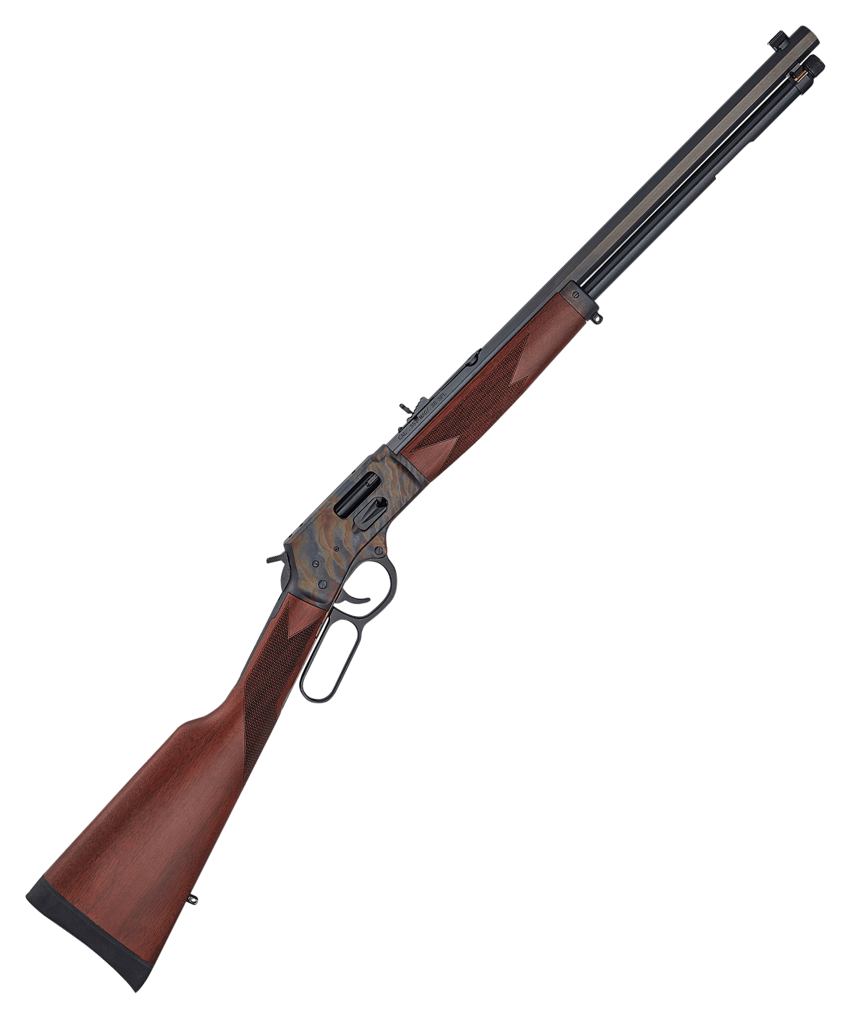 Henry Big Boy LeverAction Rifle with ColorCase Hardened Side Gate  45 Long Colt