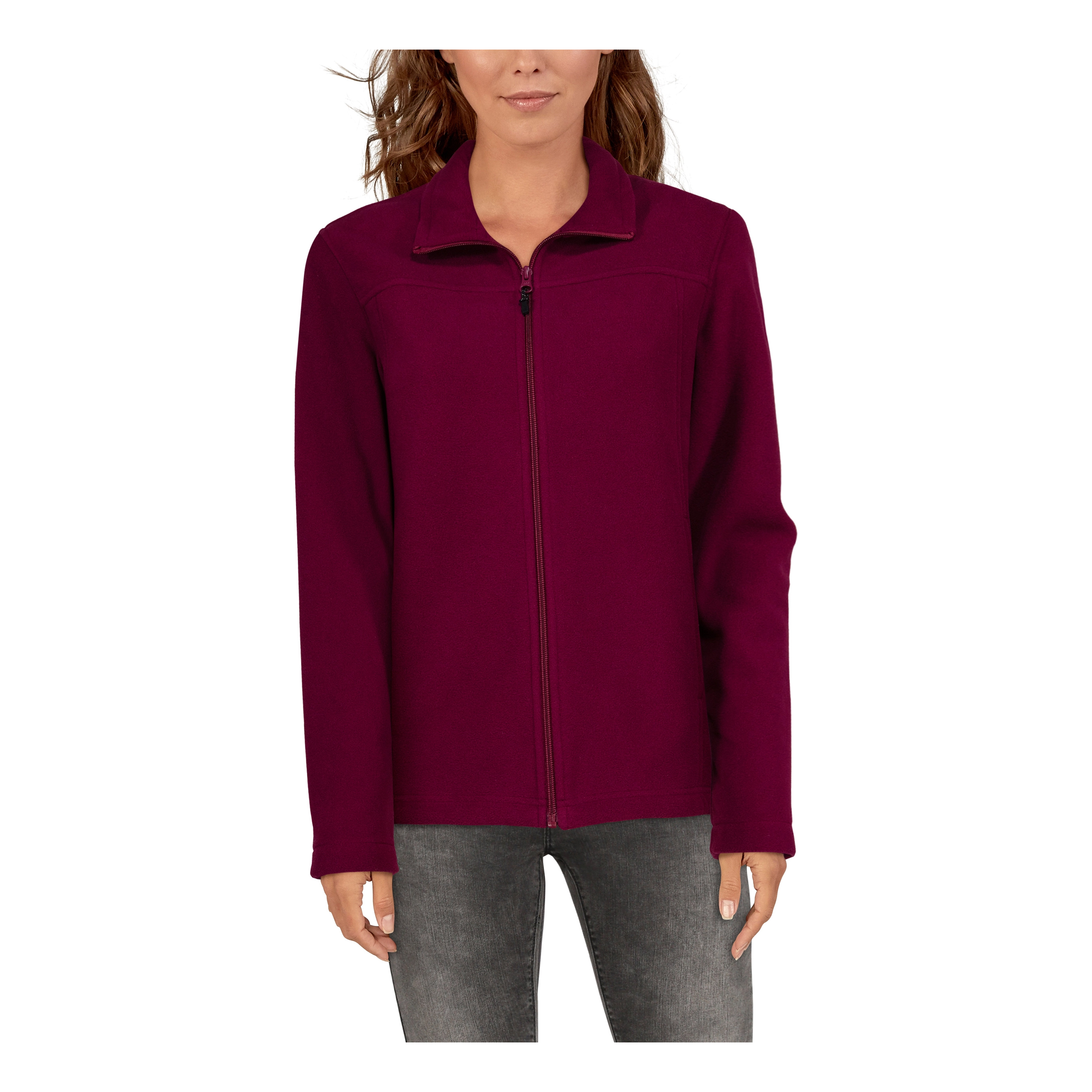 Natural Reflections Full-Zip Fleece Jacket for Ladies - Purple Potion - 2X product image