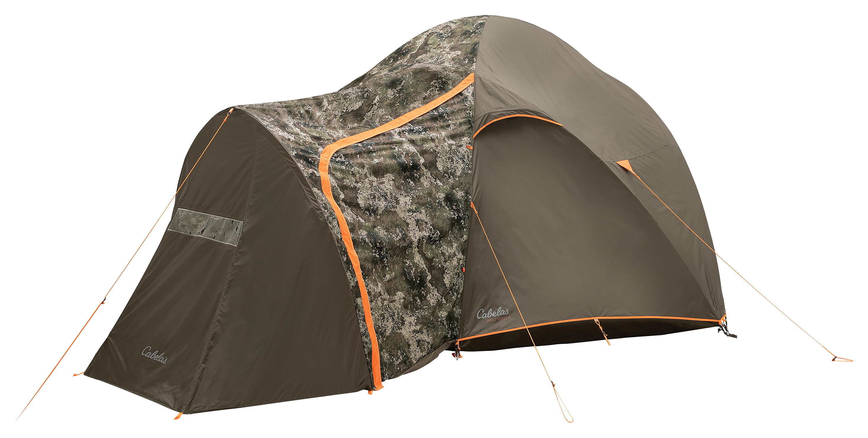 Cabela's West Wind 6-Person Camo Dome Tent
