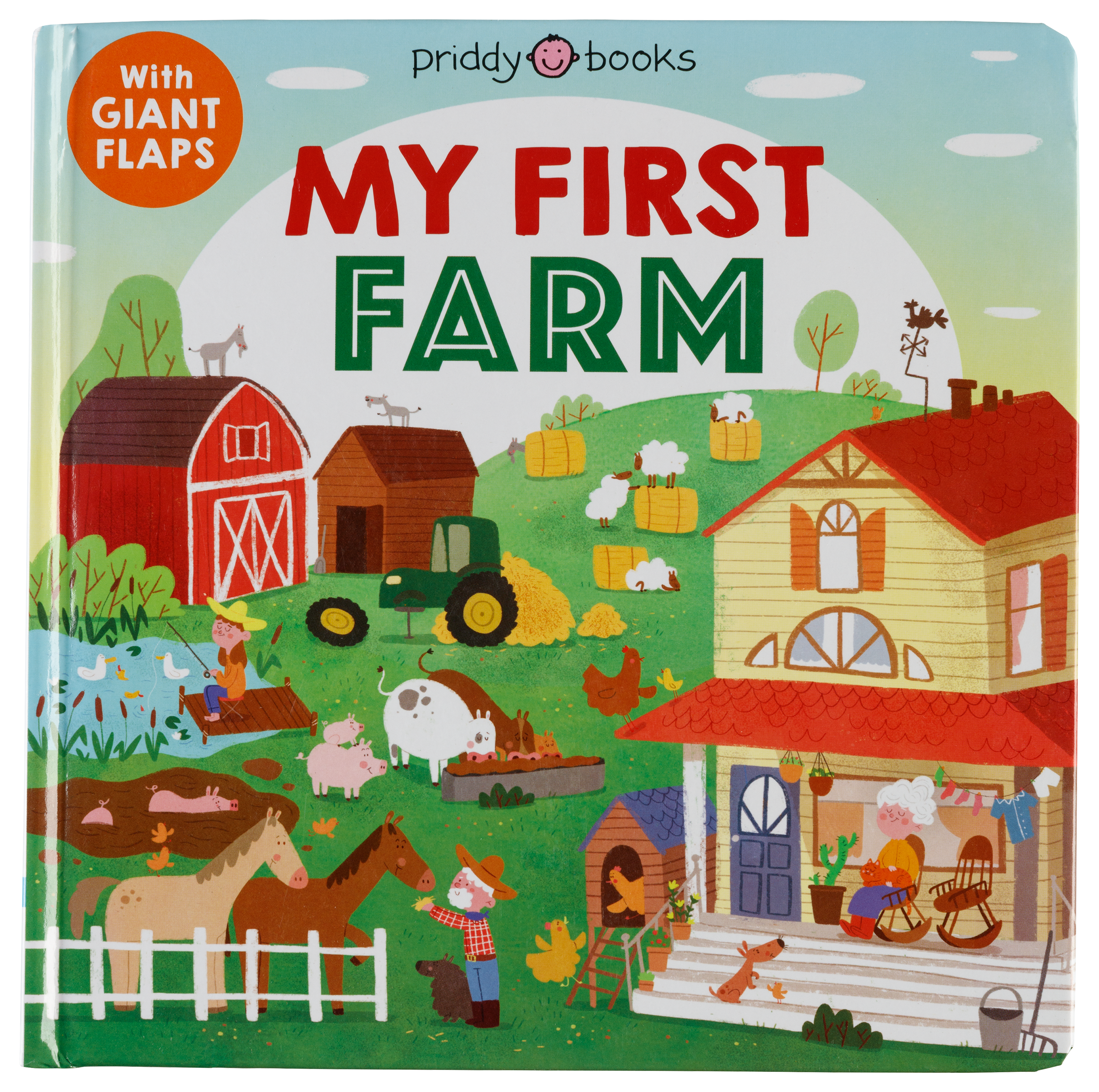 Image of My First Farm Interactive Board Book for Kids by Roger Priddy