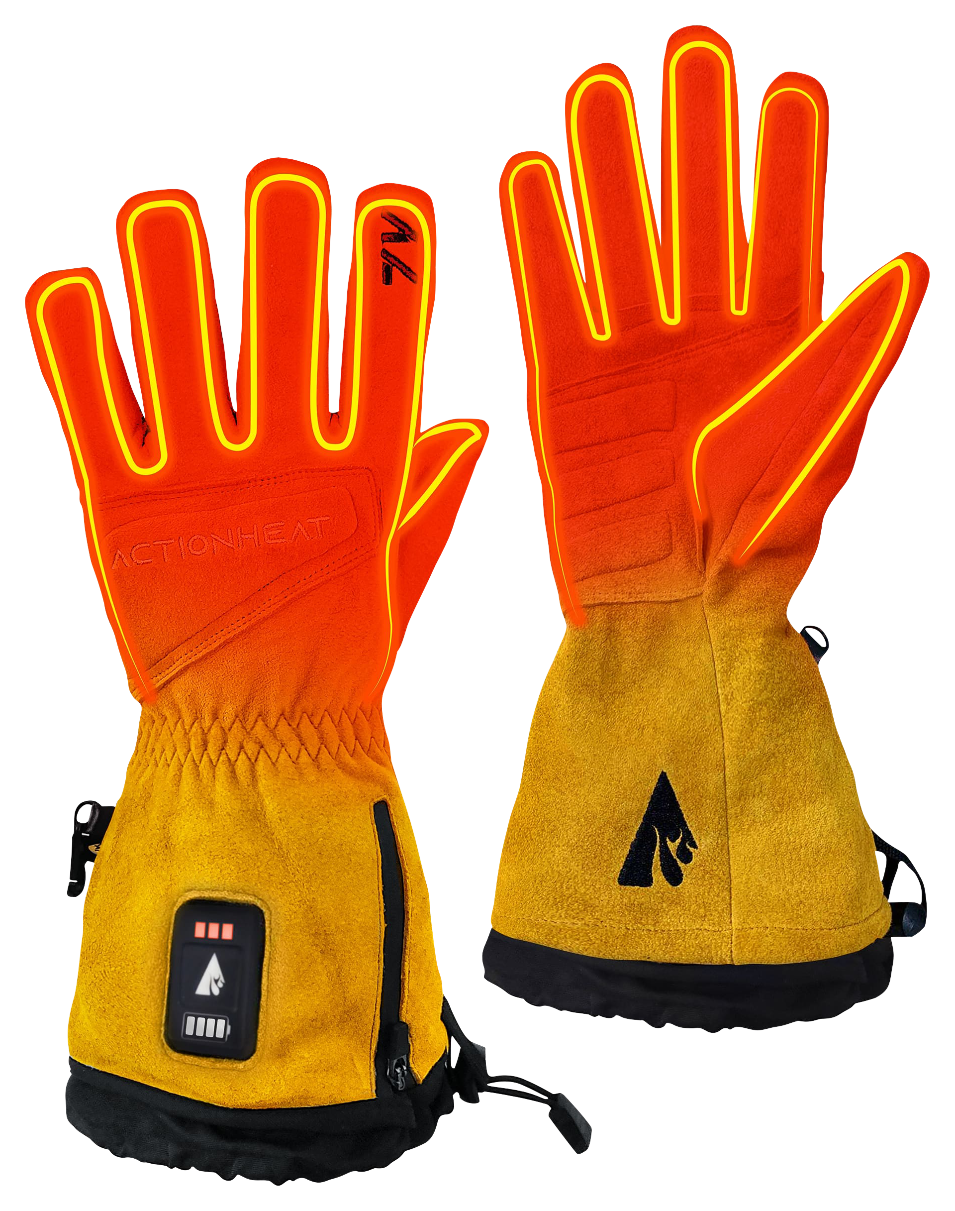 ActionHeat 7V Rugged Leather Heated Work Gloves